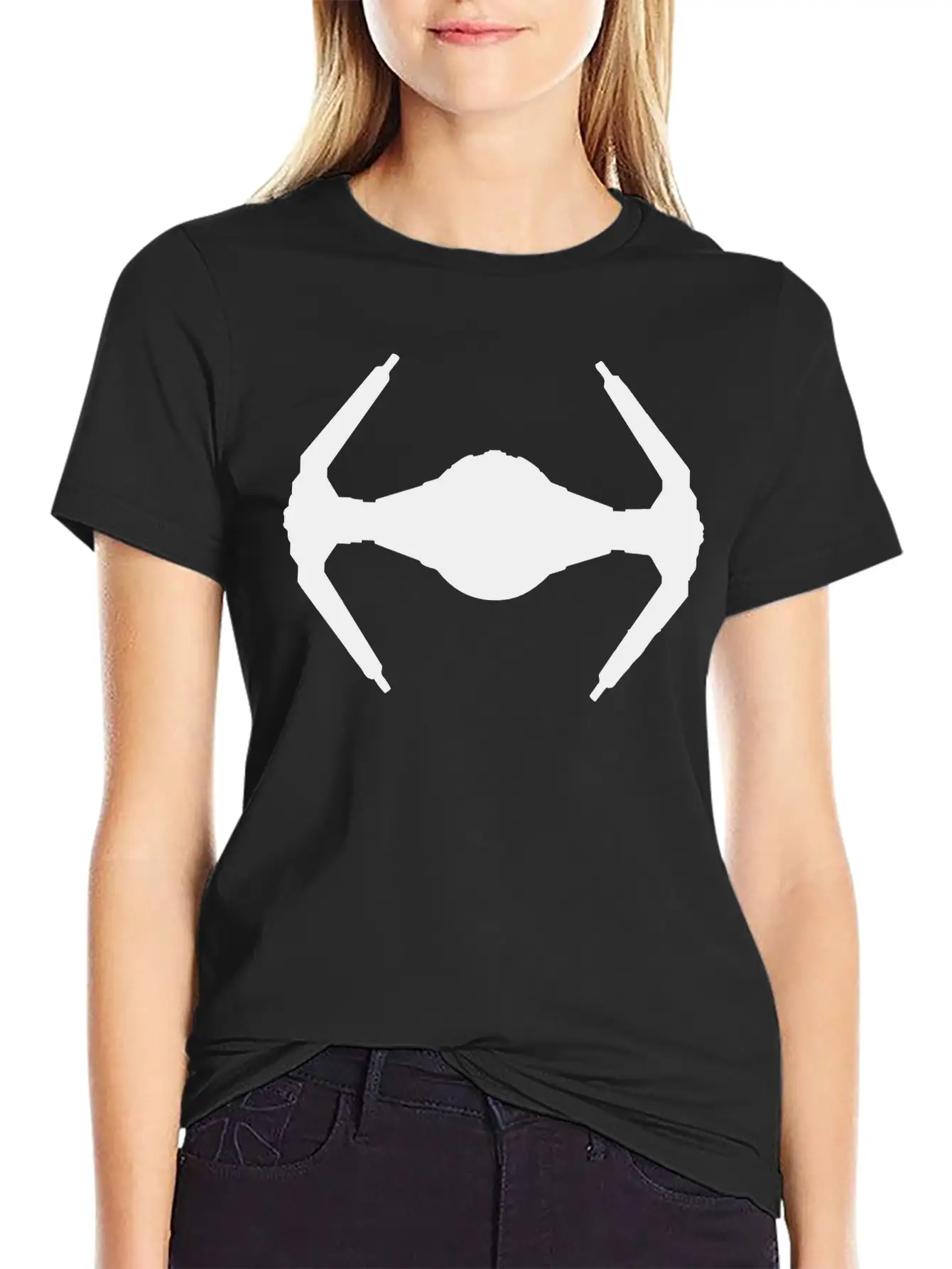 Spaceship Unisex Casual T-Shirt – Clean Design For Daily Comfort
