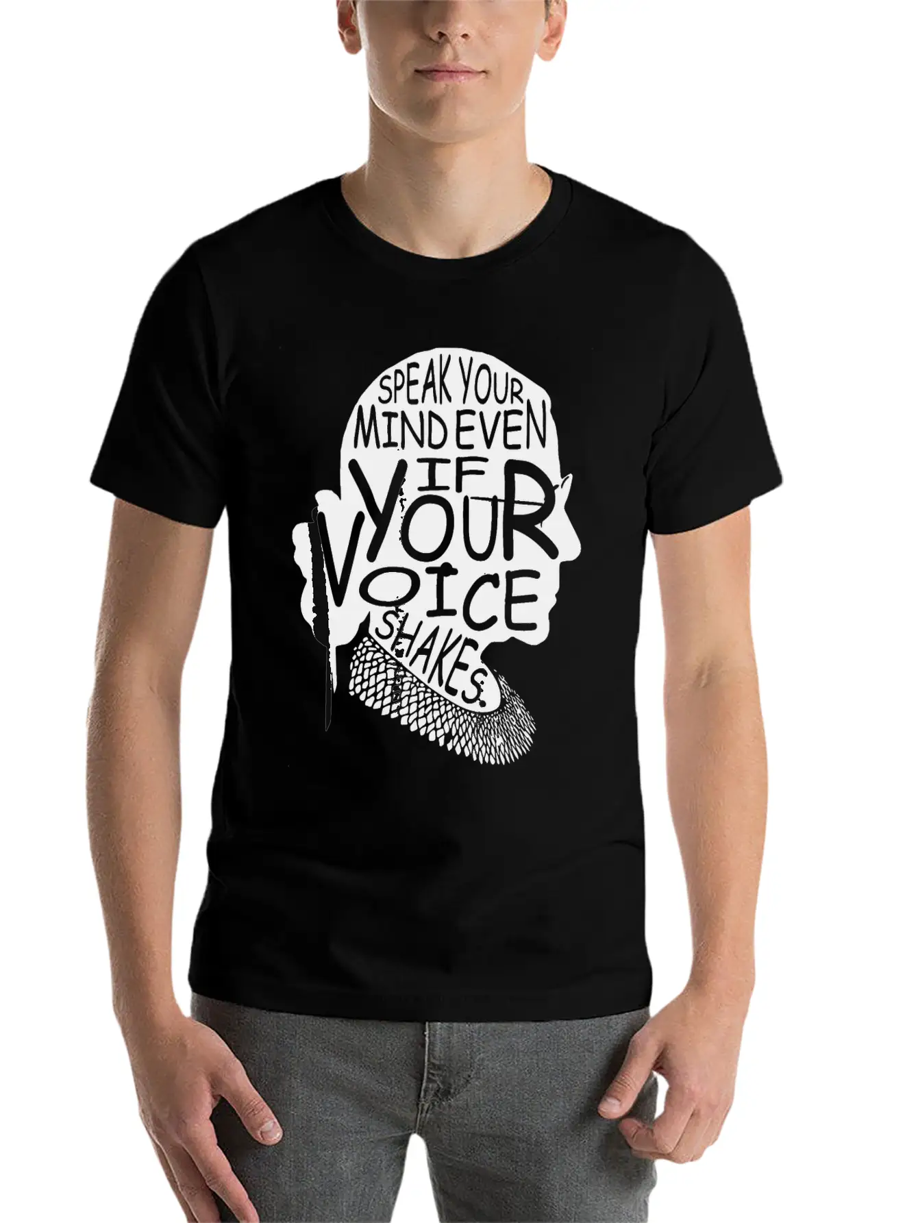Speak Your Mind Even If Your Voice Shakes T Shirt Unisex Casual T-Shirt – Clean Design For Daily Comfort