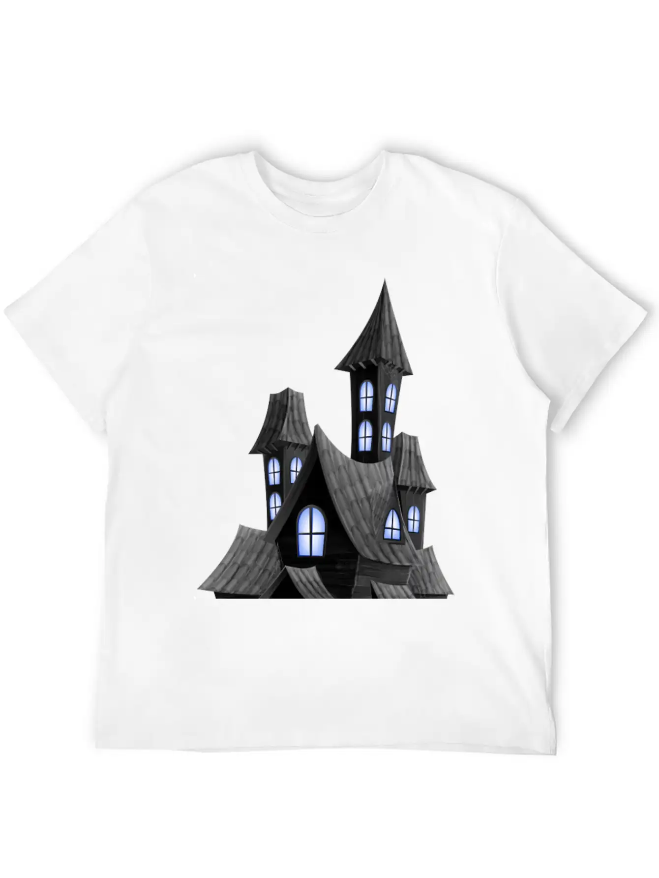 Spuky House Unisex Casual T-Shirt – Clean Design For Daily Comfort