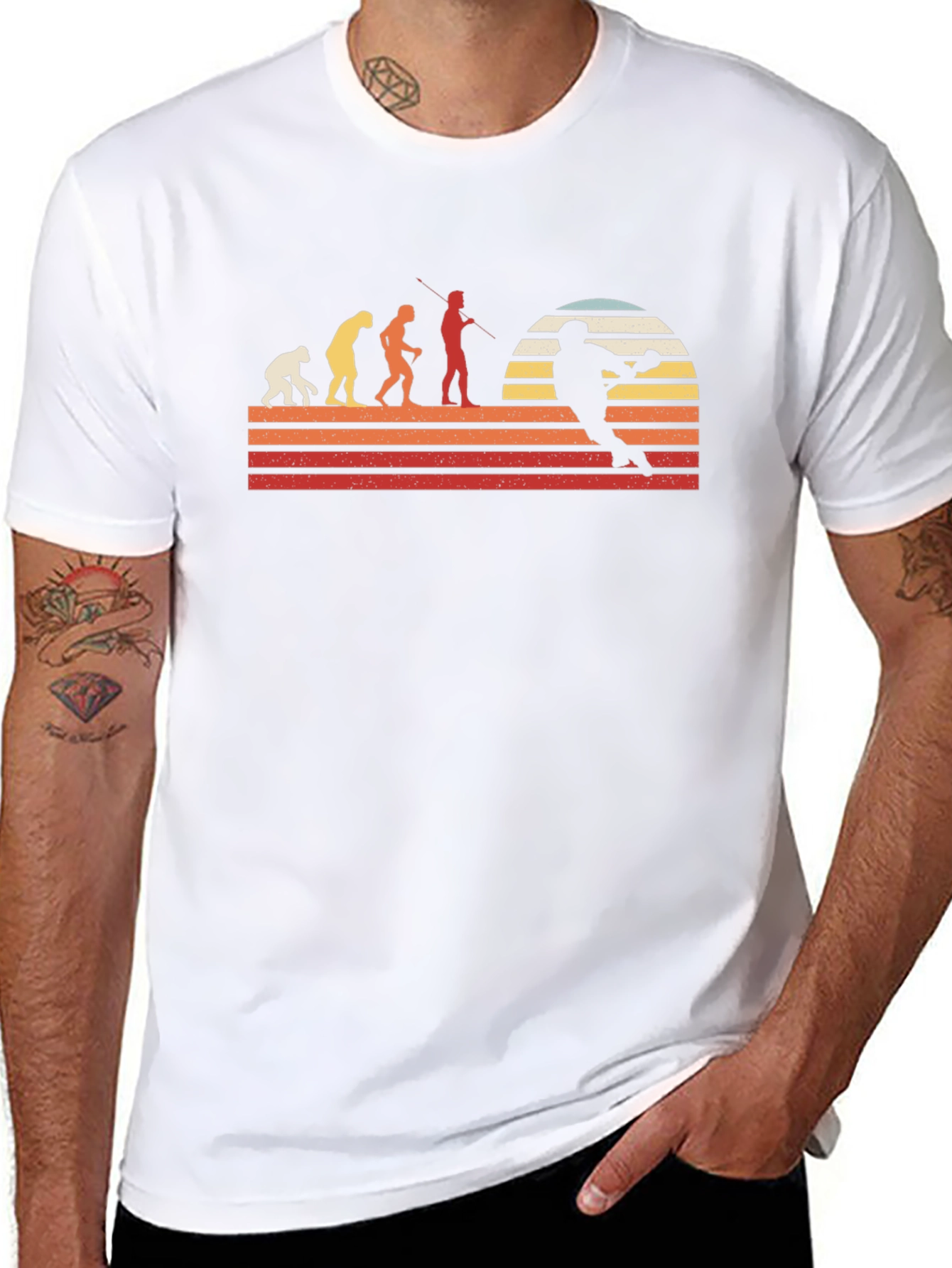 Retro Fencing Evolution Graphic Tee