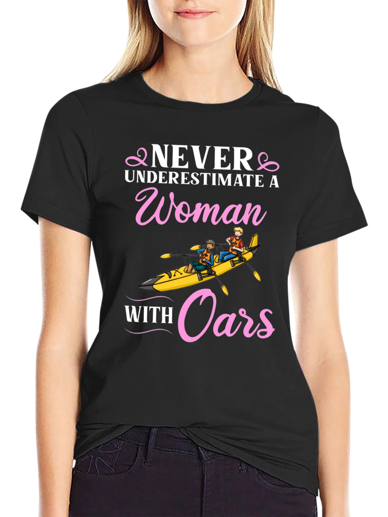 Never Underestimate A Woman With Oars T-Shirt