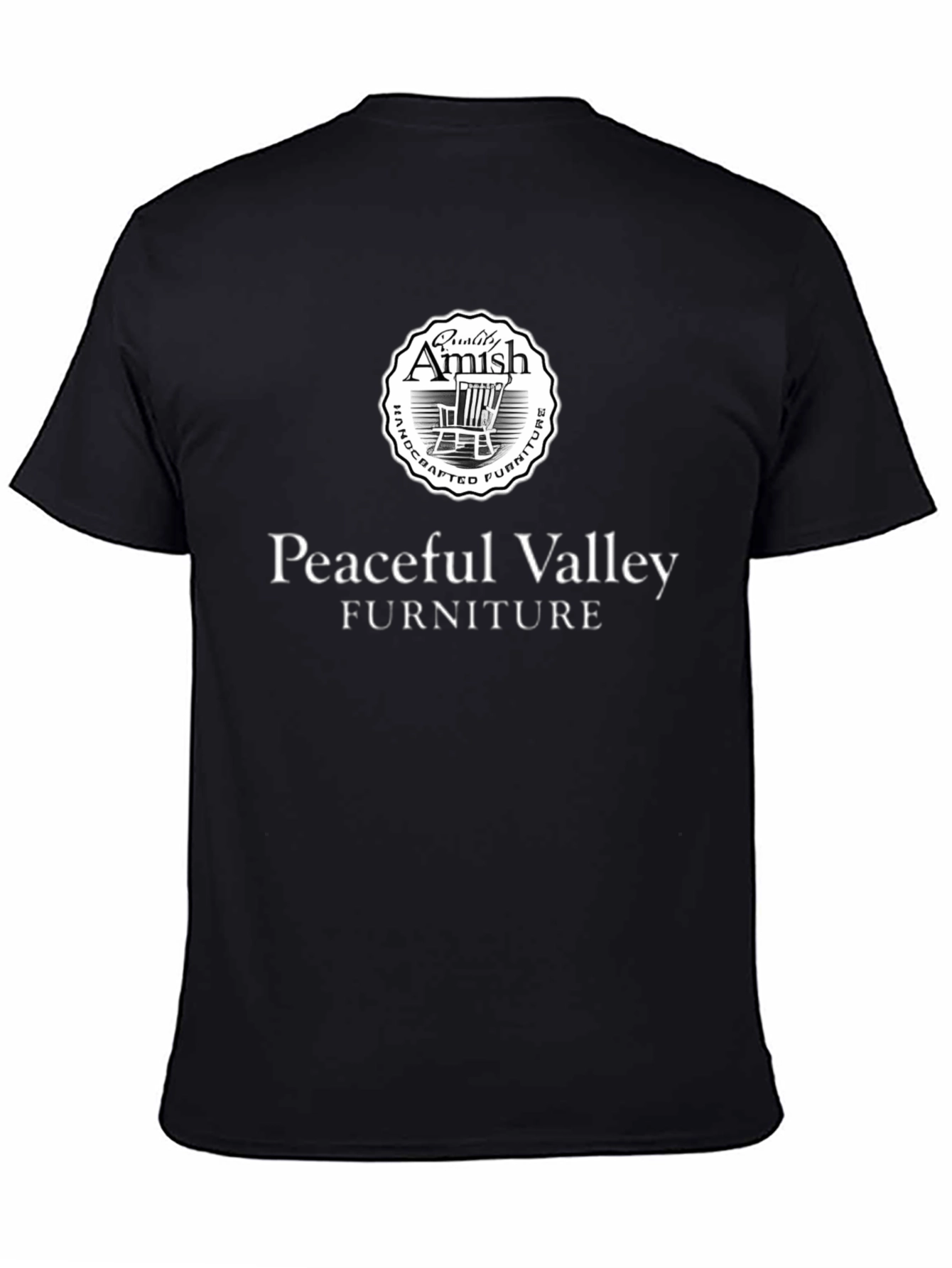 Peaceful Valley Furniture Black T-Shirt