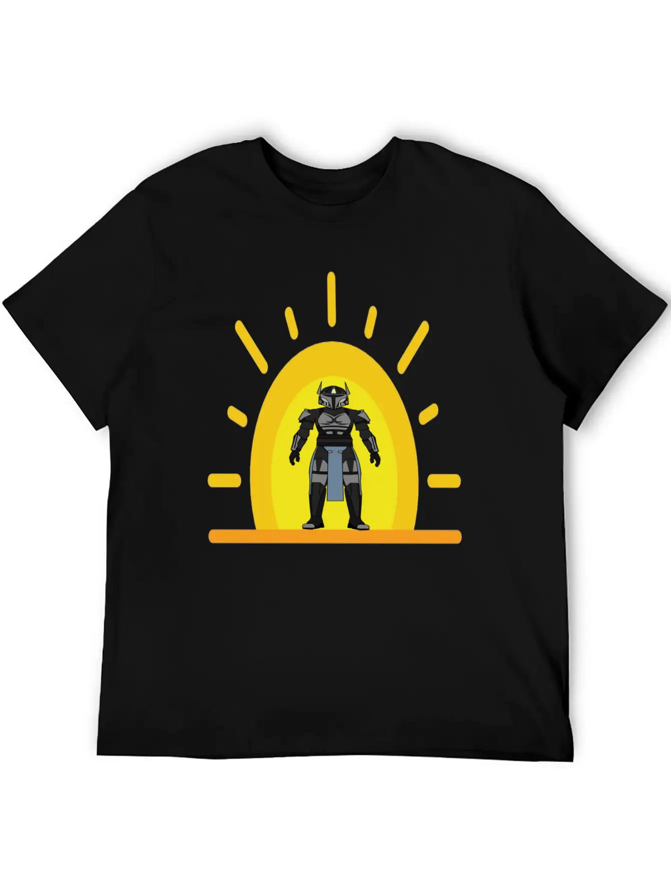 Star Wars Mens Mandalorian Warrior Graphic T-shirt Unisex Casual T-Shirt – Clean Design For Daily Comfort