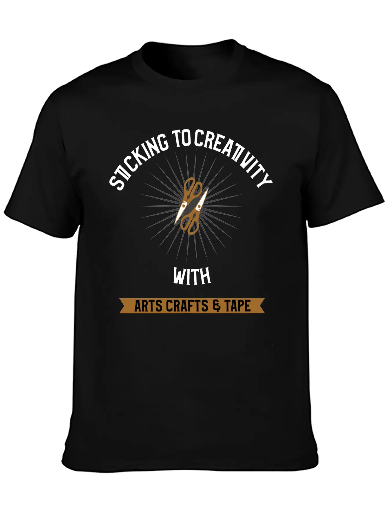 Sticking To Creativity With Arts Crafts Tape Unisex Casual T-Shirt – Clean Design For Daily Comfort