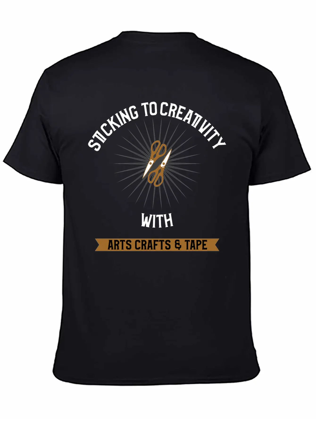 Sticking To Creativity With Arts Crafts Tape Unisex Casual T-Shirt – Clean Design For Daily Comfort
