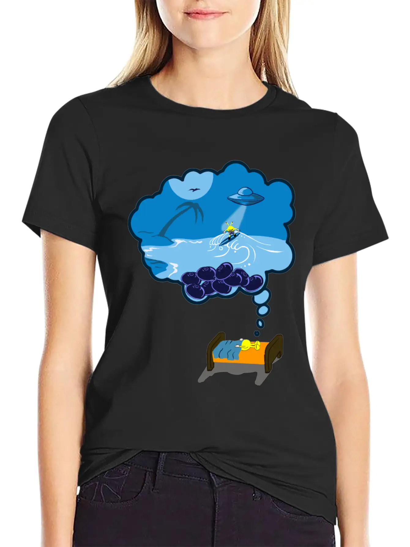 Strainge - Blue Dream Marijuana Strain Shirt Unisex Casual T-Shirt – Clean Design For Daily Comfort
