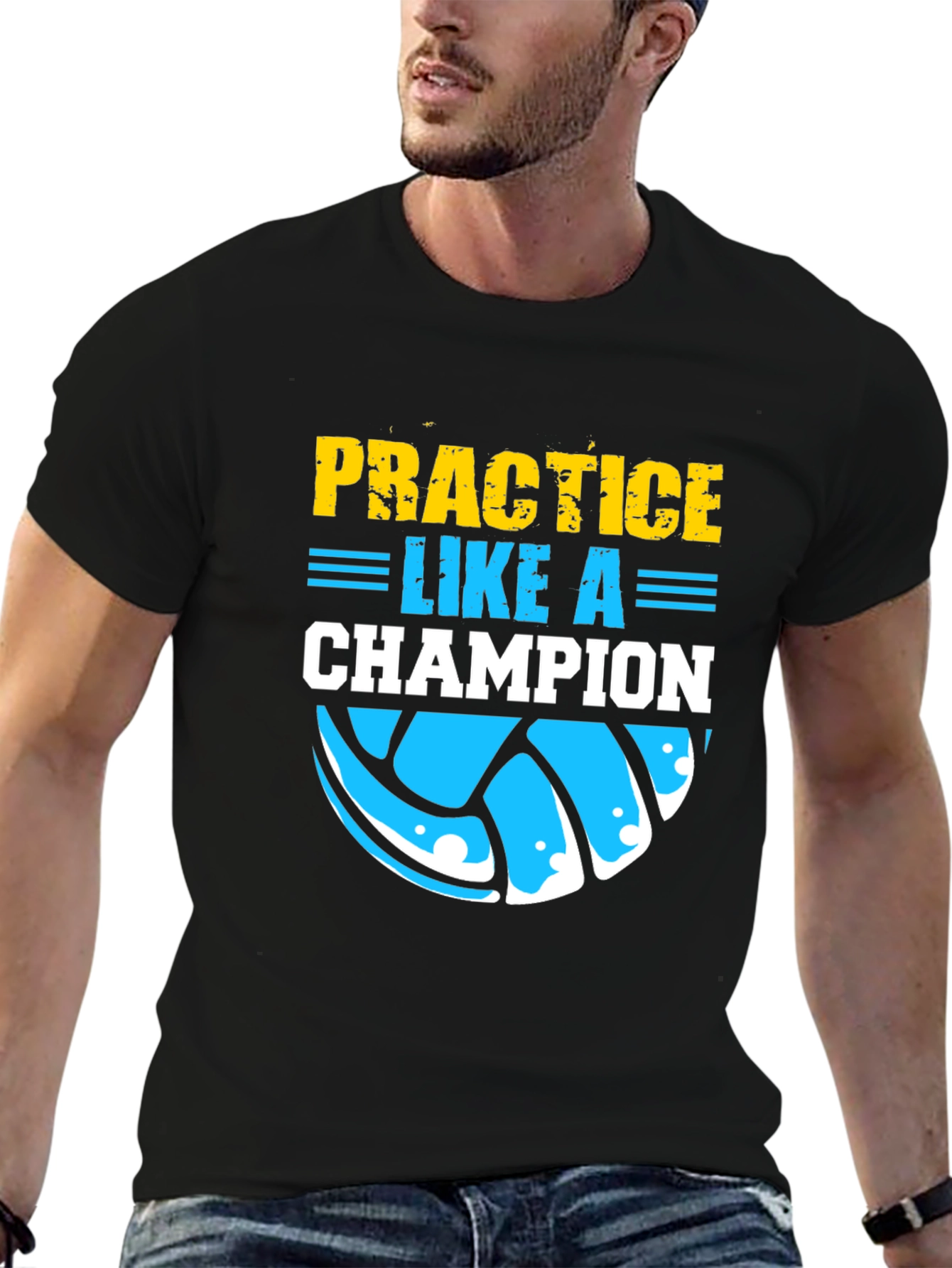 Practice Like a Champion Volleyball T-Shirt