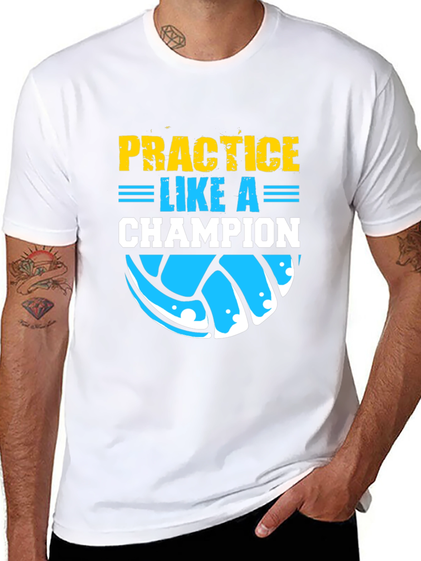 Practice Like a Champion Volleyball T-Shirt