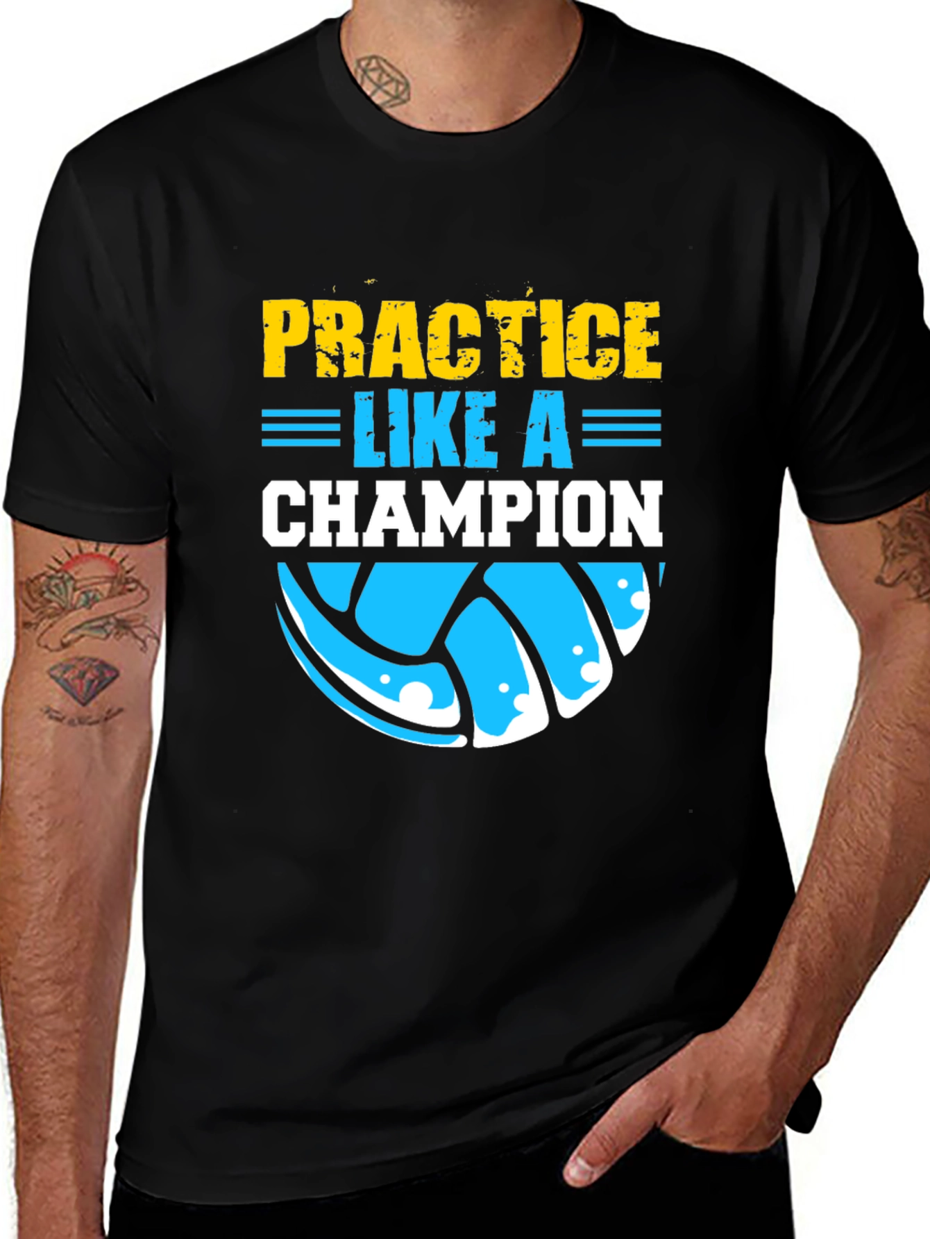 Practice Like a Champion Volleyball T-Shirt