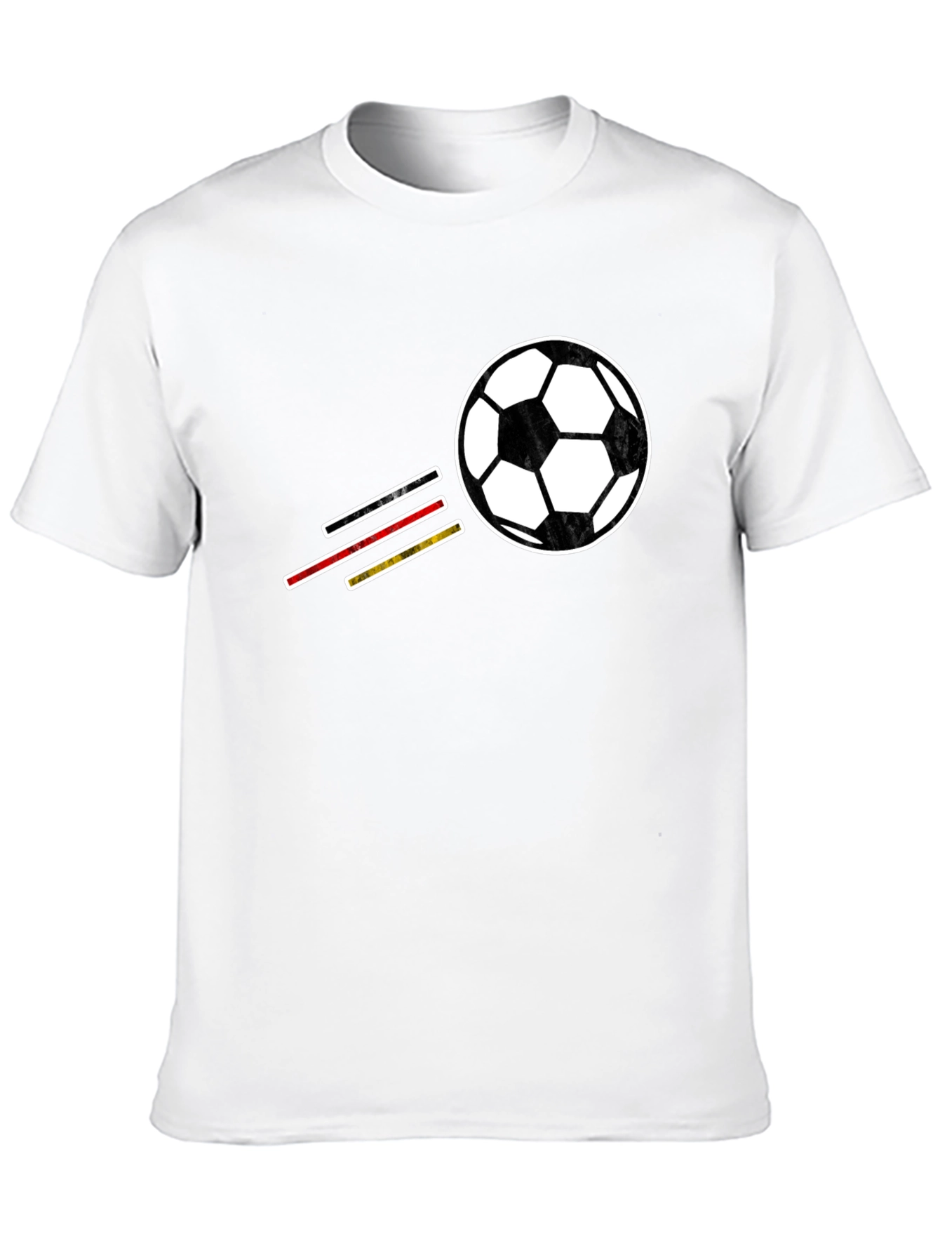 Soccer Ball T-Shirt - Black Graphic Tee