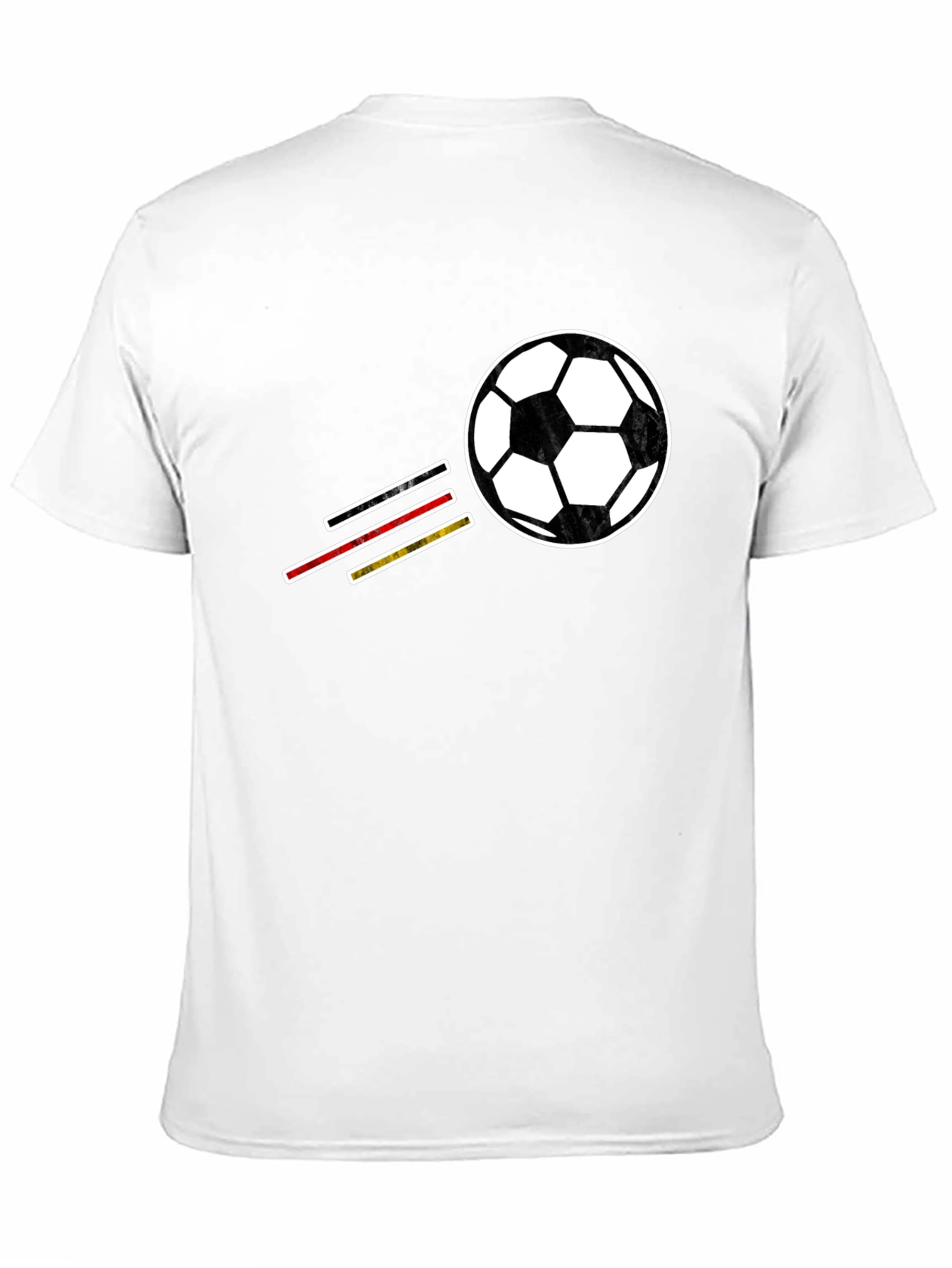 Soccer Ball T-Shirt - Black Graphic Tee