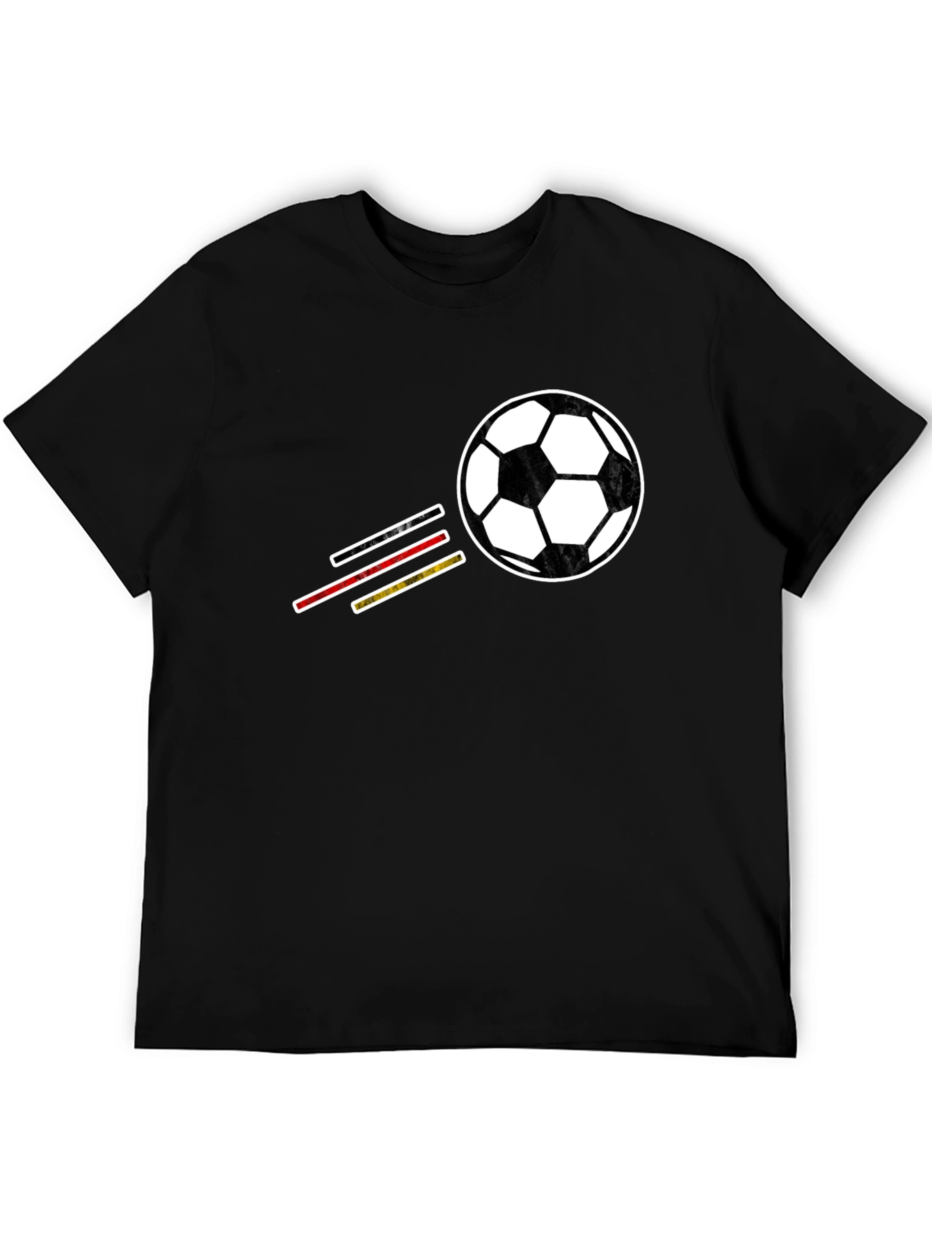 Soccer Ball T-Shirt - Black Graphic Tee