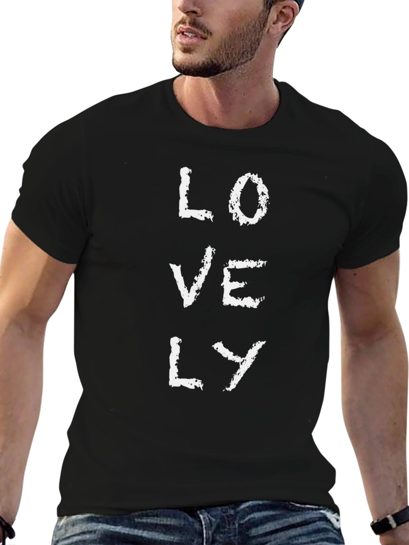 Lovely Graphic Tee - Black