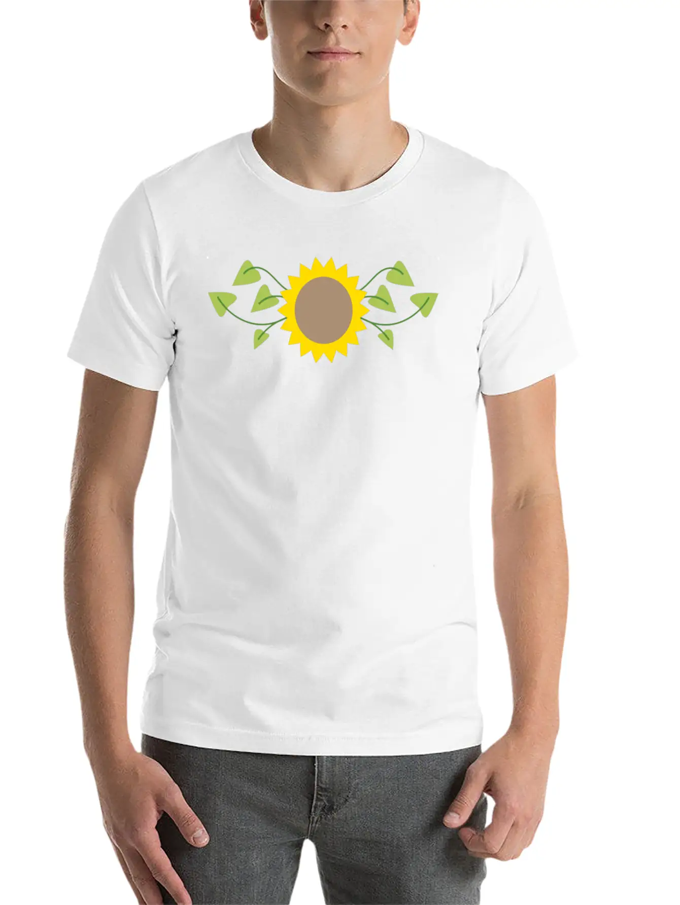 Sunflower Unisex Casual T-Shirt – Clean Design For Daily Comfort