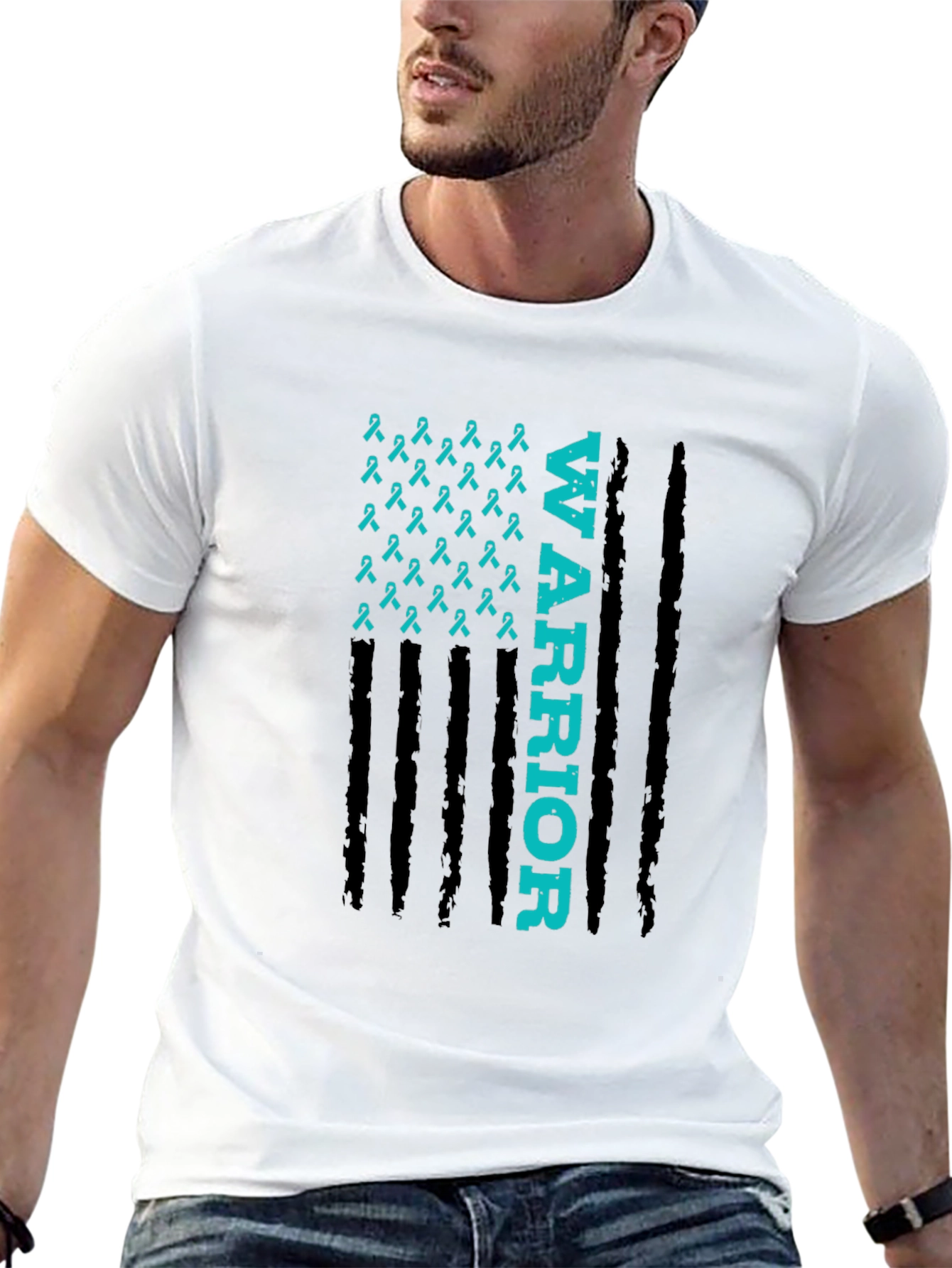 Warrior Ribbon Graphic Tee