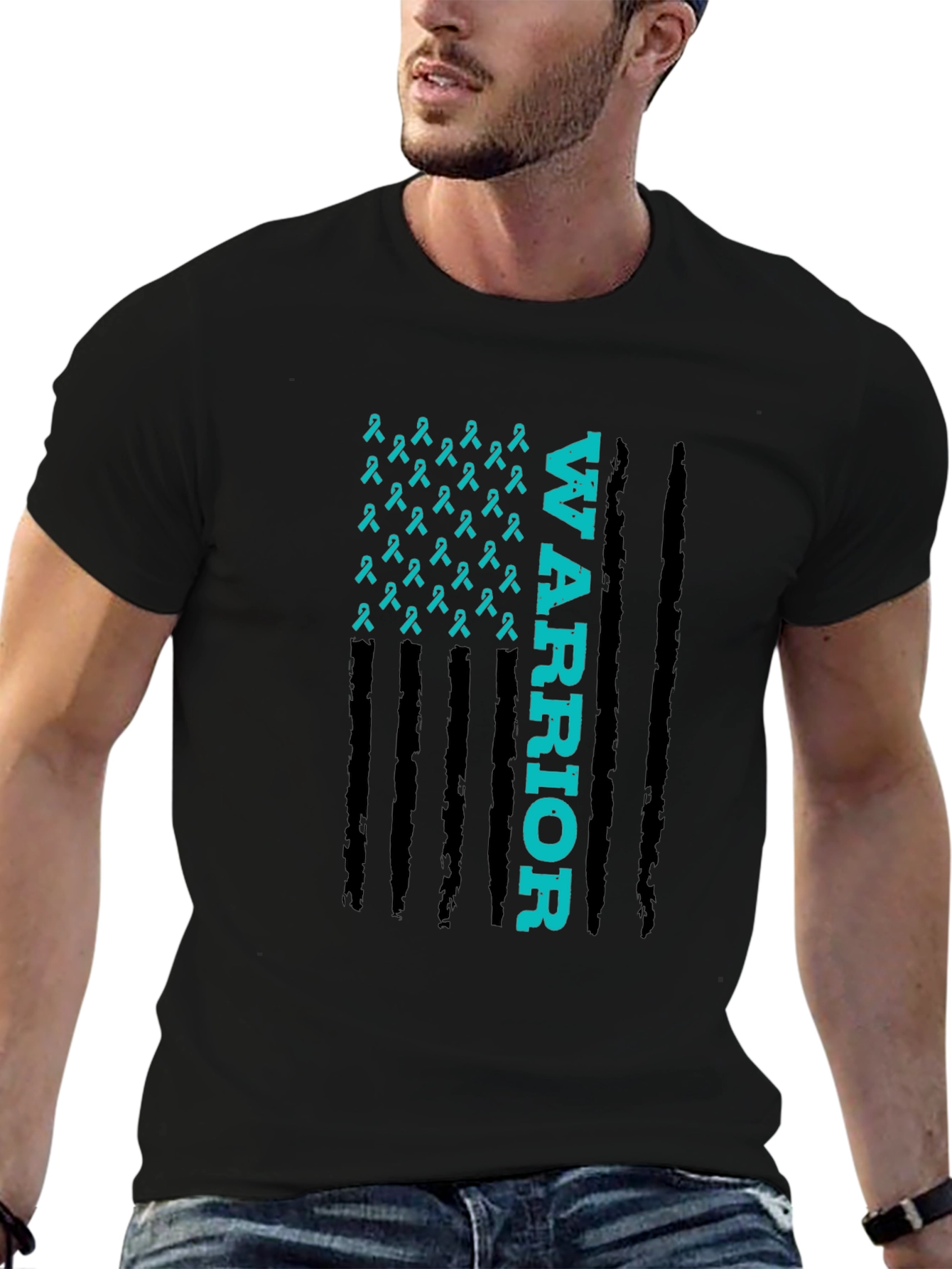 Warrior Ribbon Graphic Tee