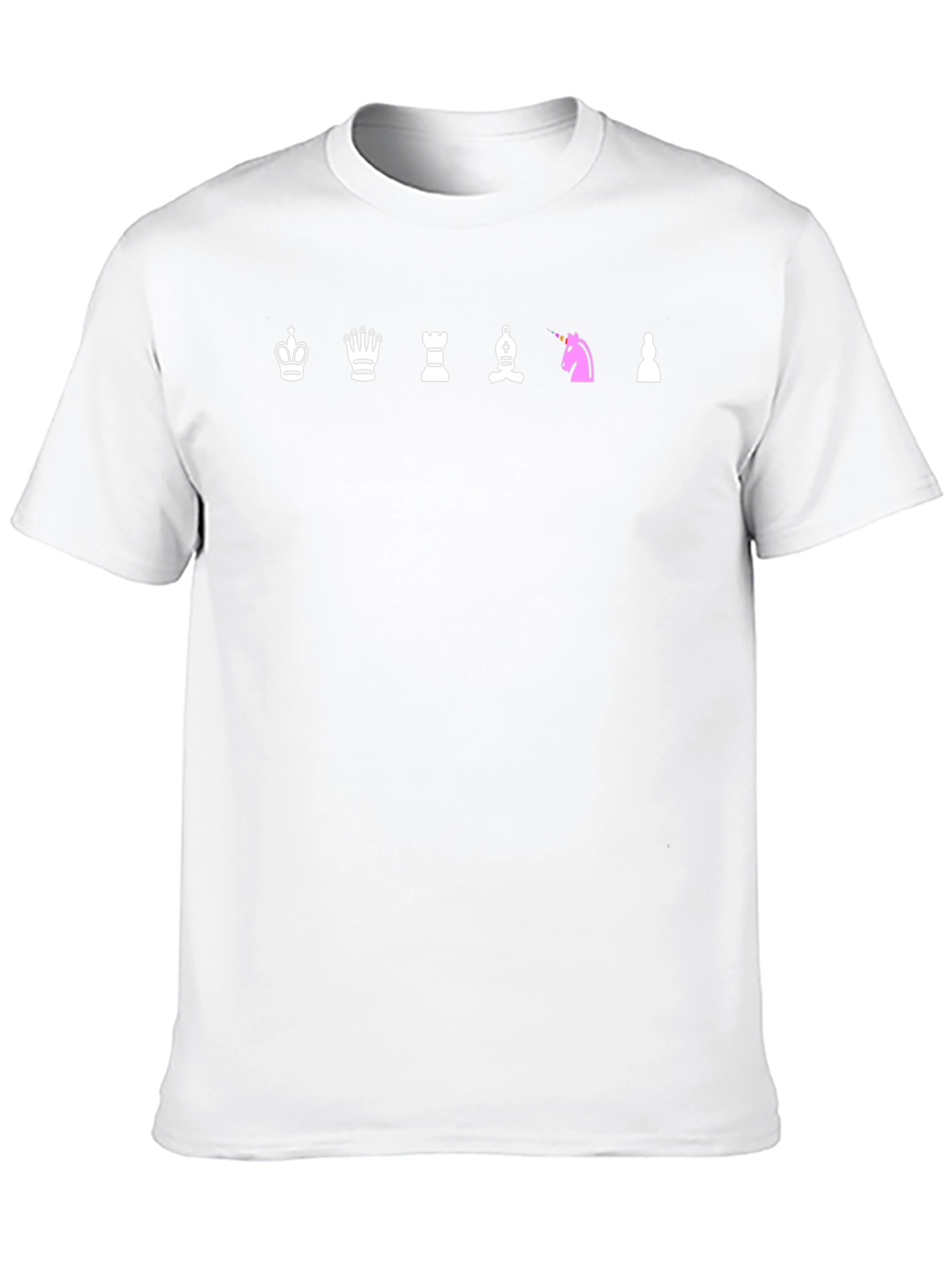 Chess Piece Unicorn Graphic T-Shirt