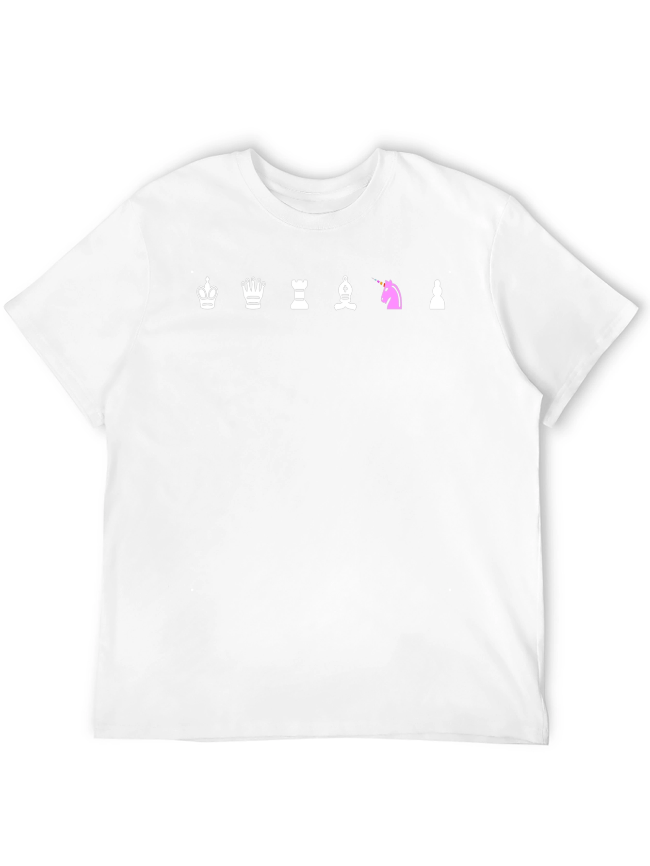 Chess Piece Unicorn Graphic T-Shirt