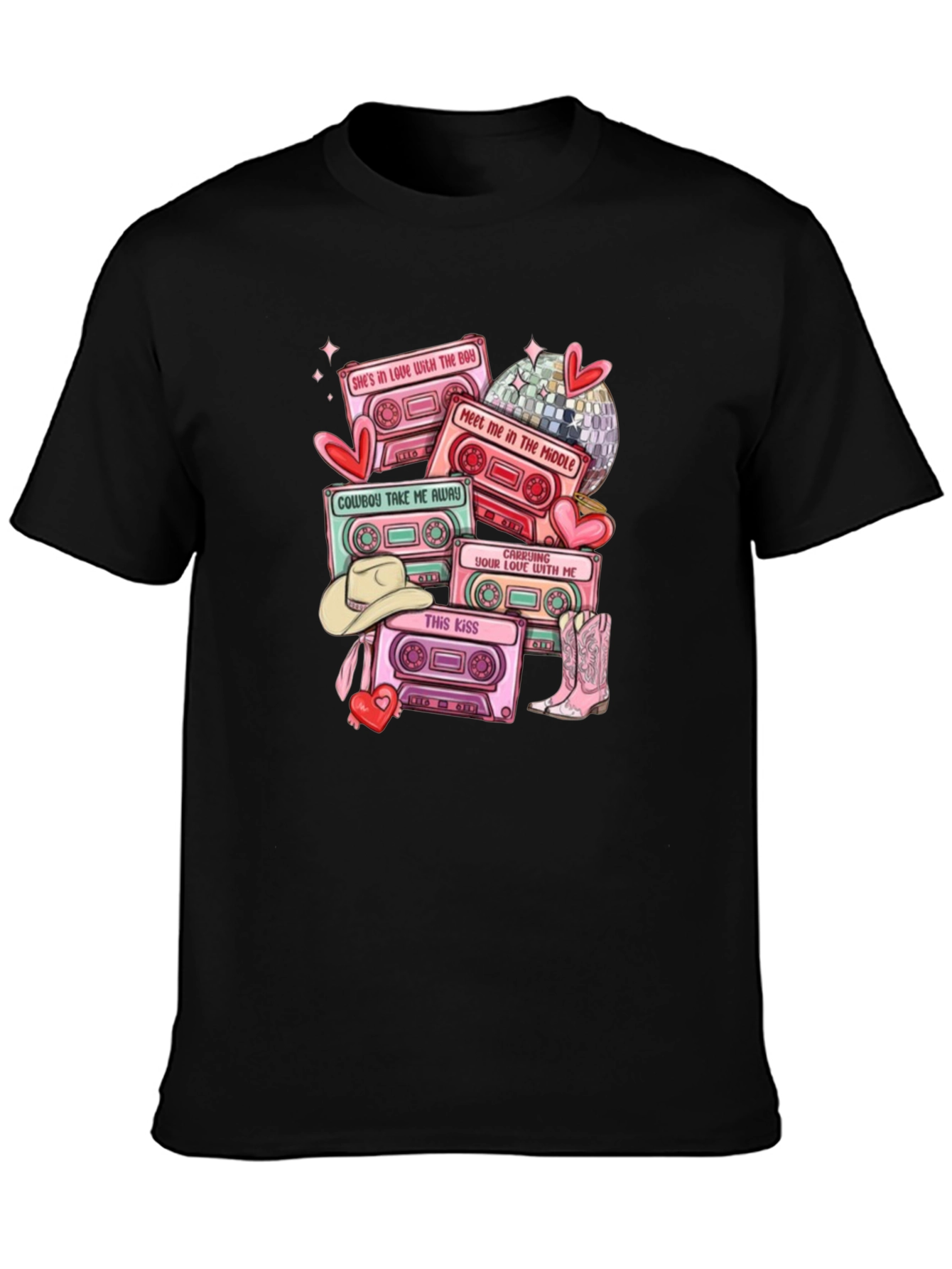 Country Music Cassette Tape T-Shirt