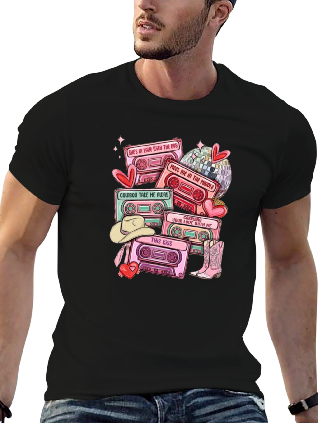 Country Music Cassette Tape T-Shirt
