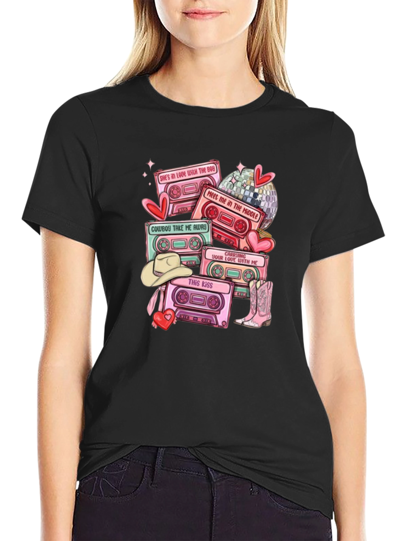 Country Music Cassette Tape T-Shirt