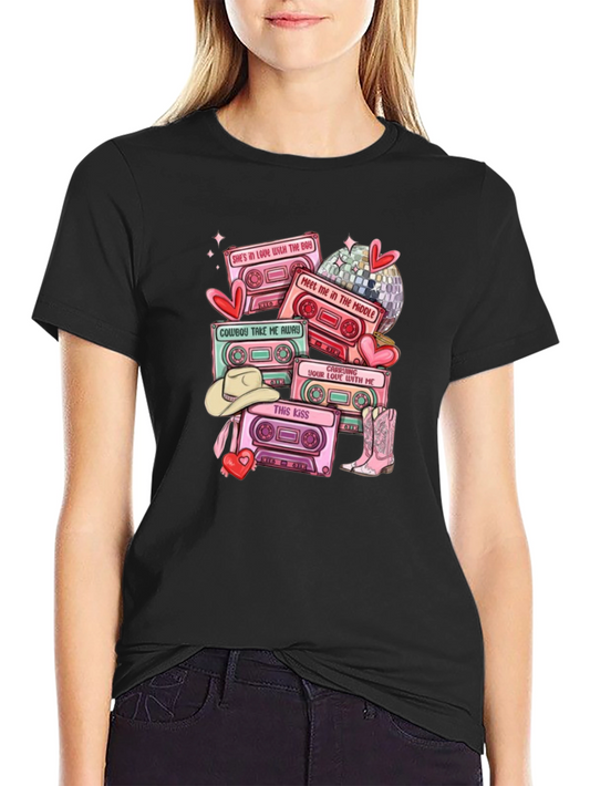 Country Music Cassette Tape T-Shirt