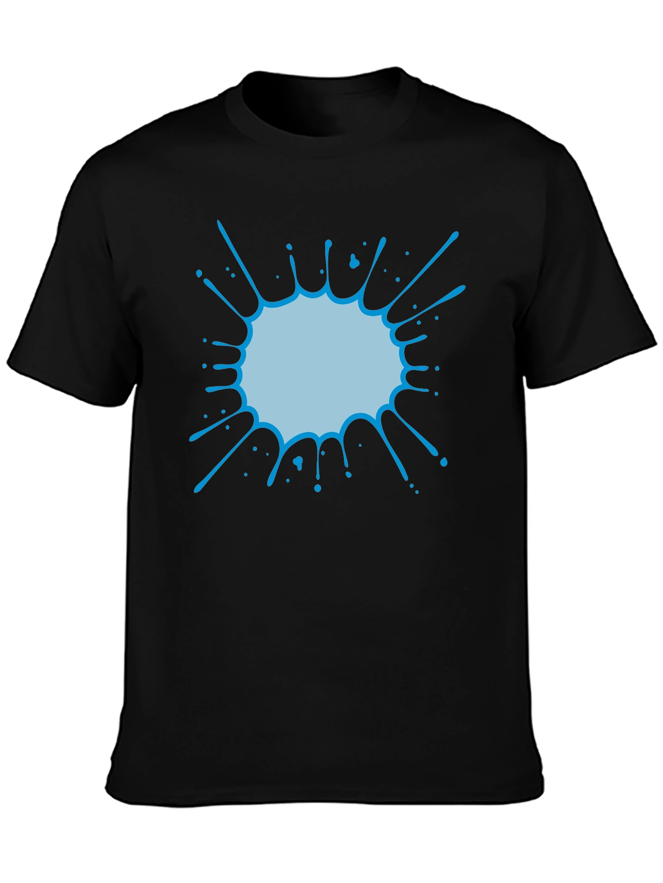 Cool Splatter Graphic Tee - Casual Comfort