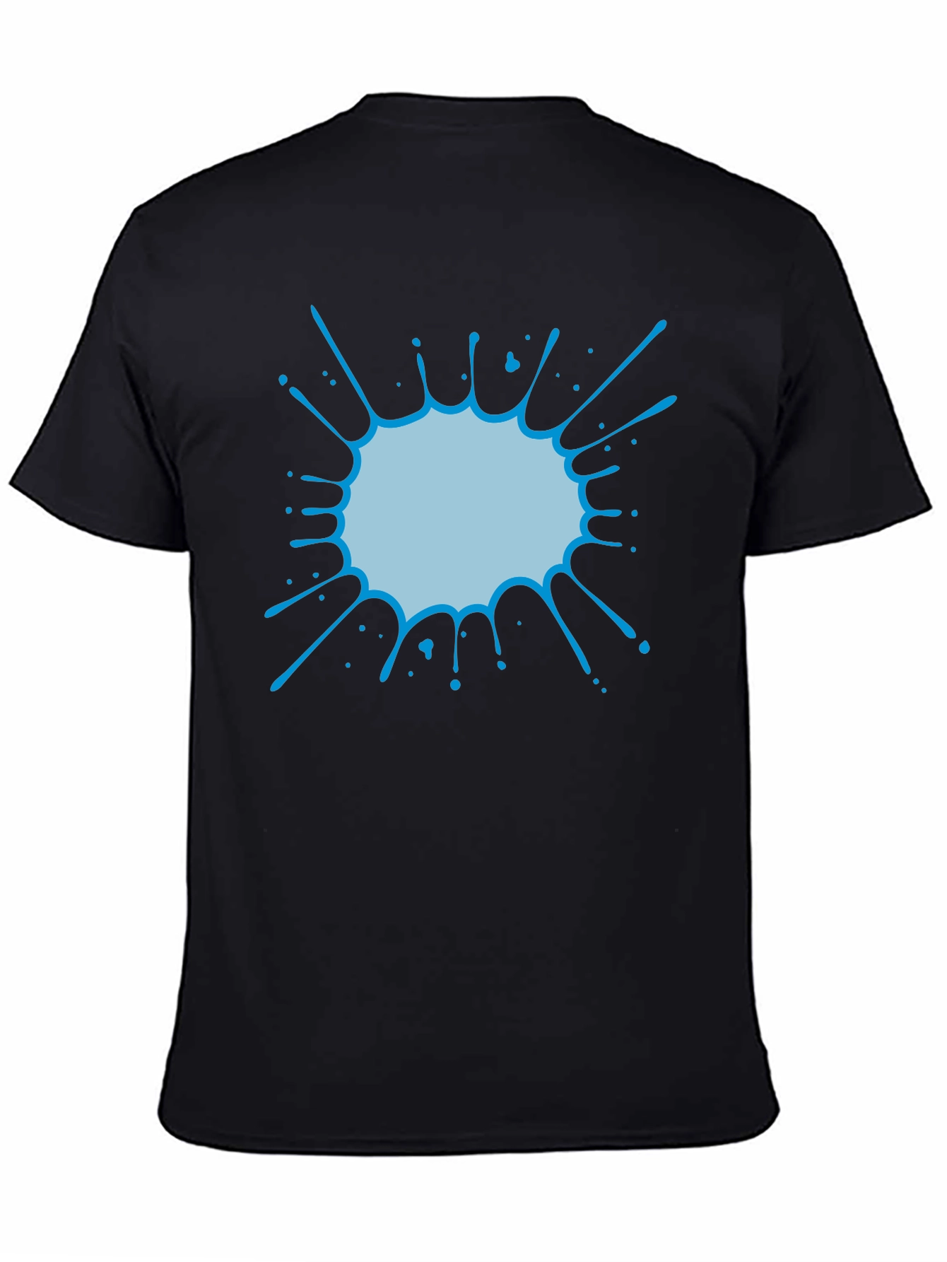 Cool Splatter Graphic Tee - Casual Comfort