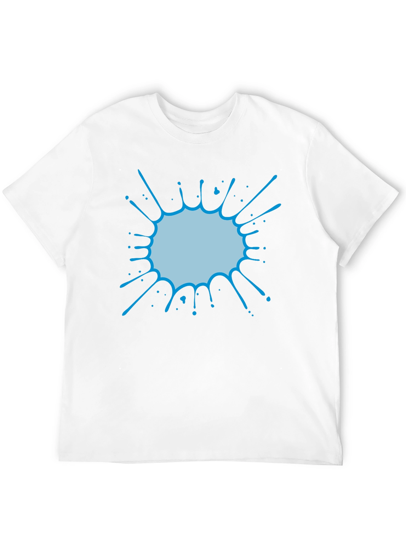 Cool Splatter Graphic Tee - Casual Comfort