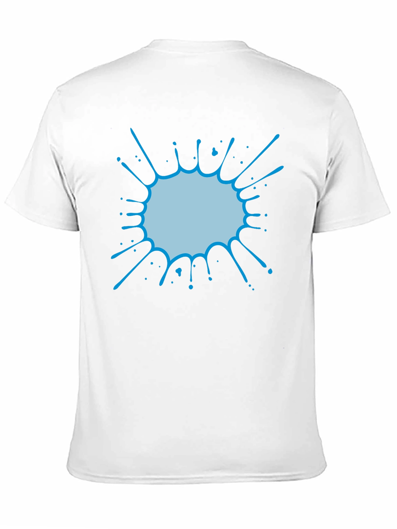 Cool Splatter Graphic Tee - Casual Comfort