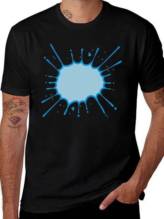 Cool Splatter Graphic Tee - Casual Comfort