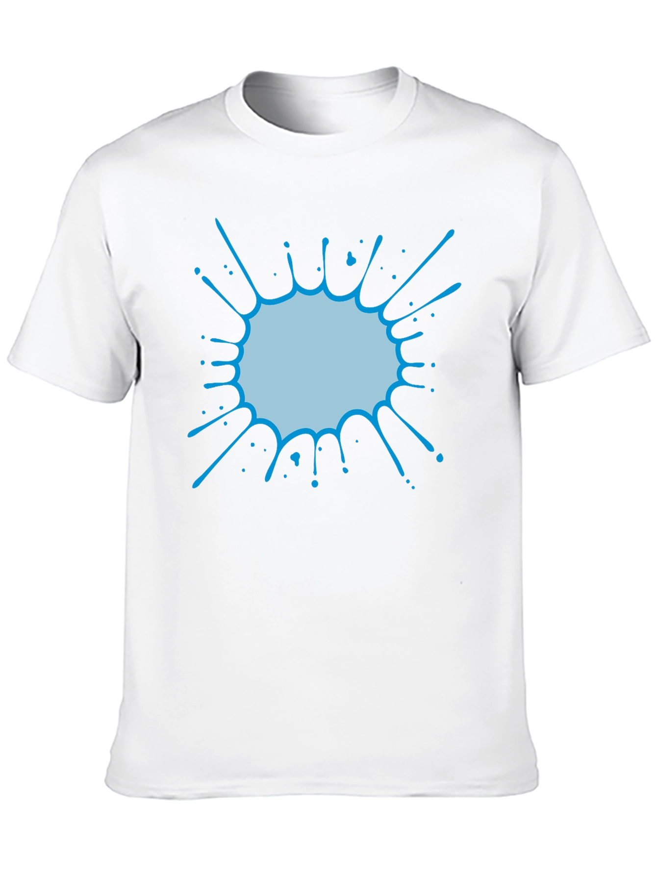 Cool Splatter Graphic Tee - Casual Comfort