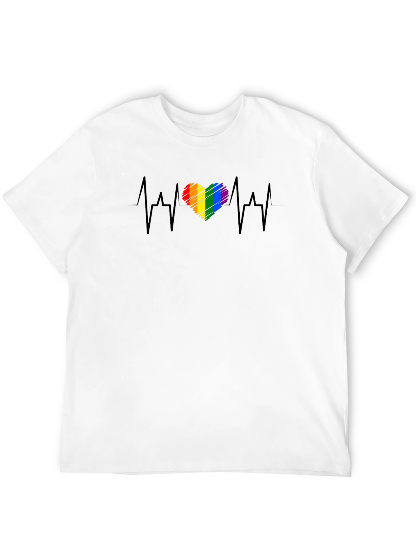 LGBT Heartbeat Pride T-Shirt - Love Wins