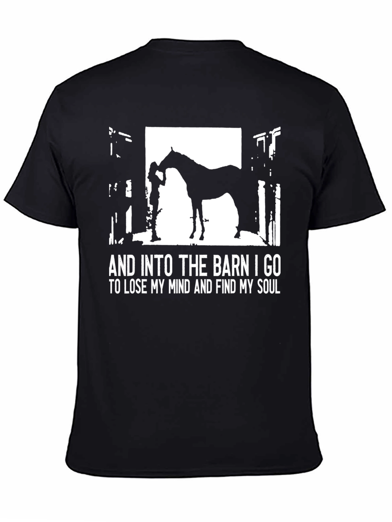 Barn Soul Graphic Tee - Horse Lovers Shirt