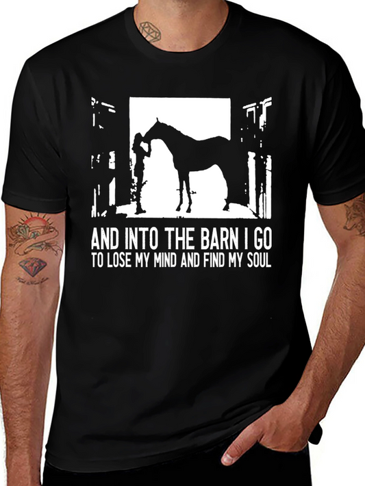 Barn Soul Graphic Tee - Horse Lovers Shirt
