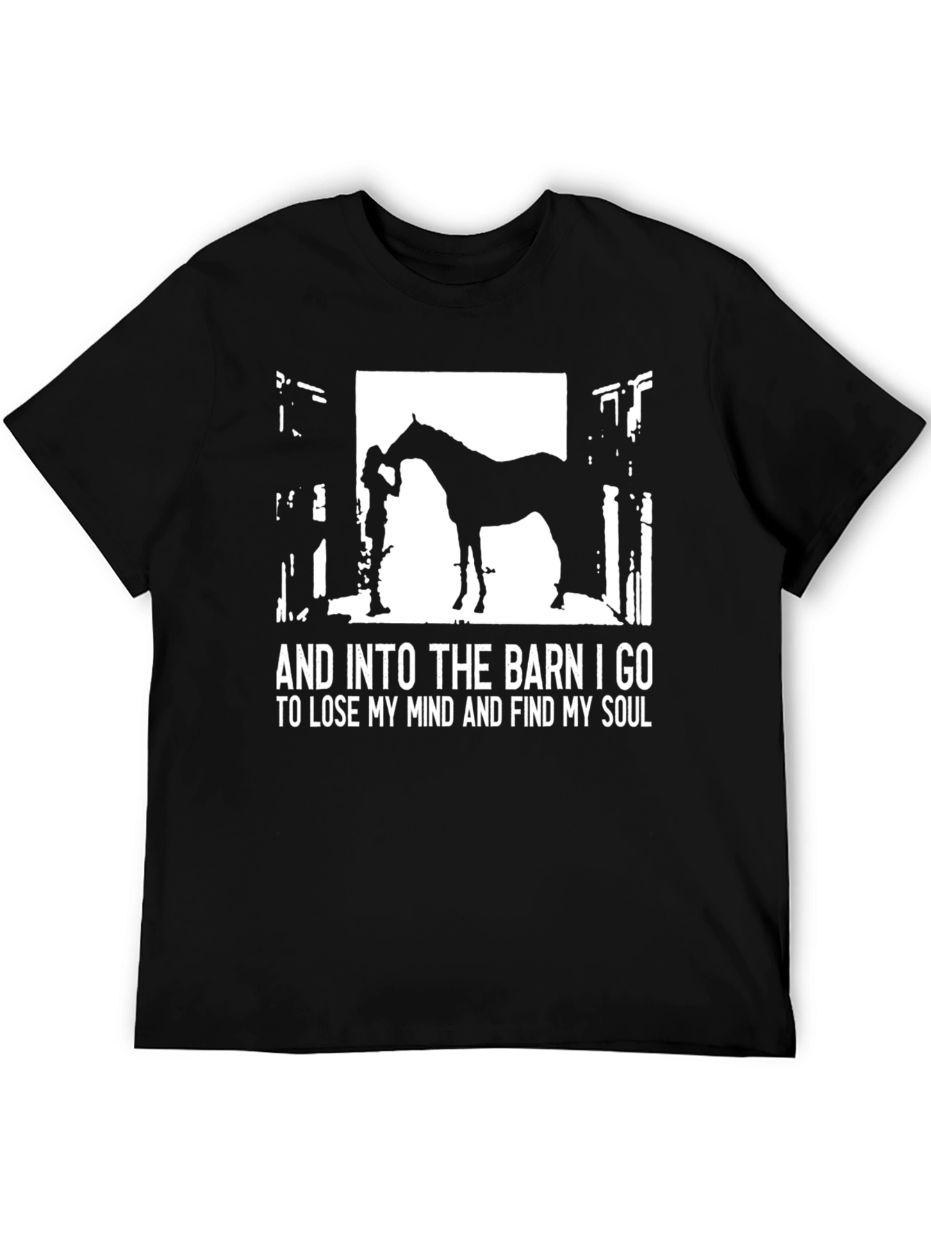 Barn Soul Graphic Tee - Horse Lovers Shirt