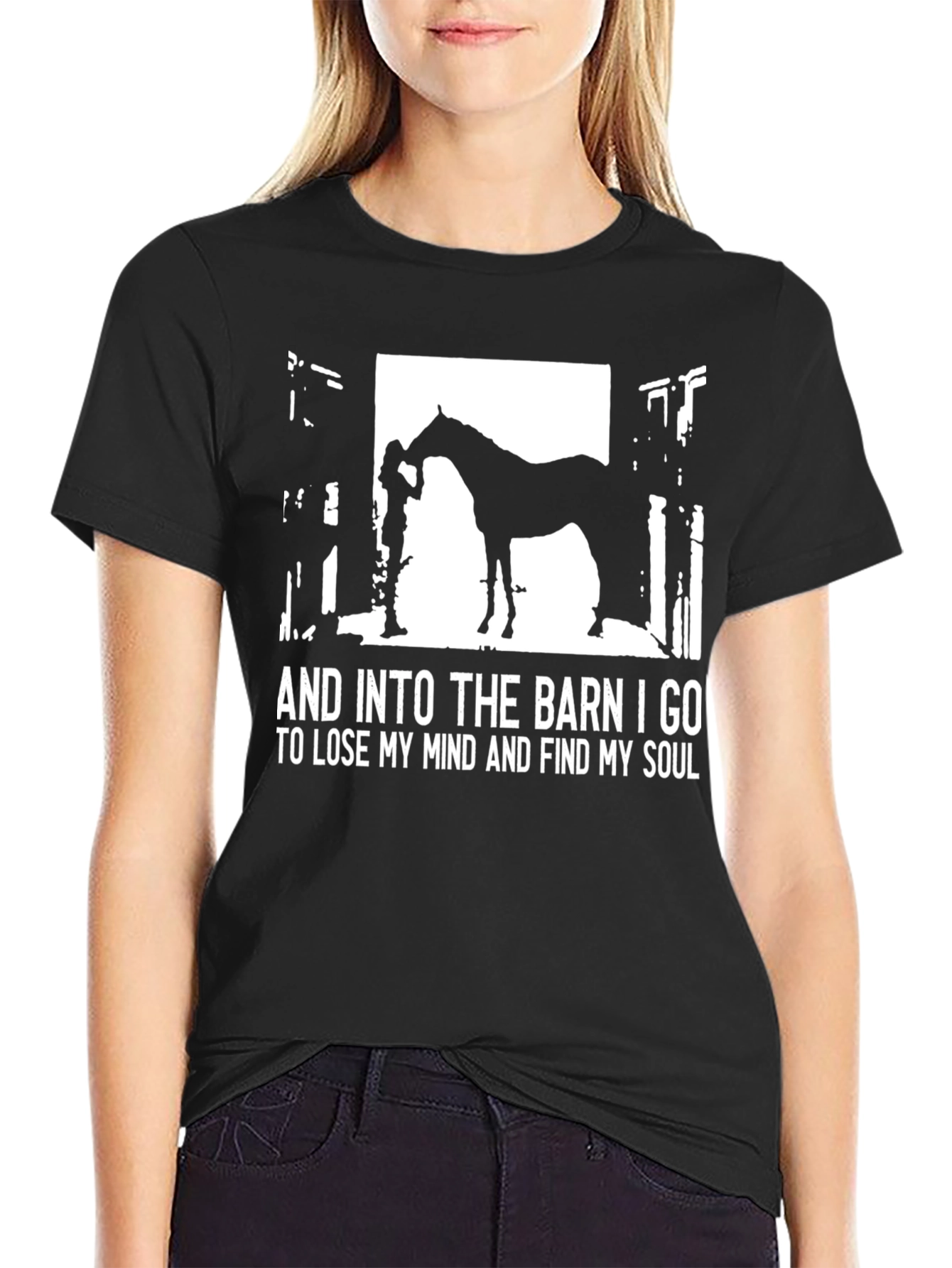 Barn Soul Graphic Tee - Horse Lovers Shirt