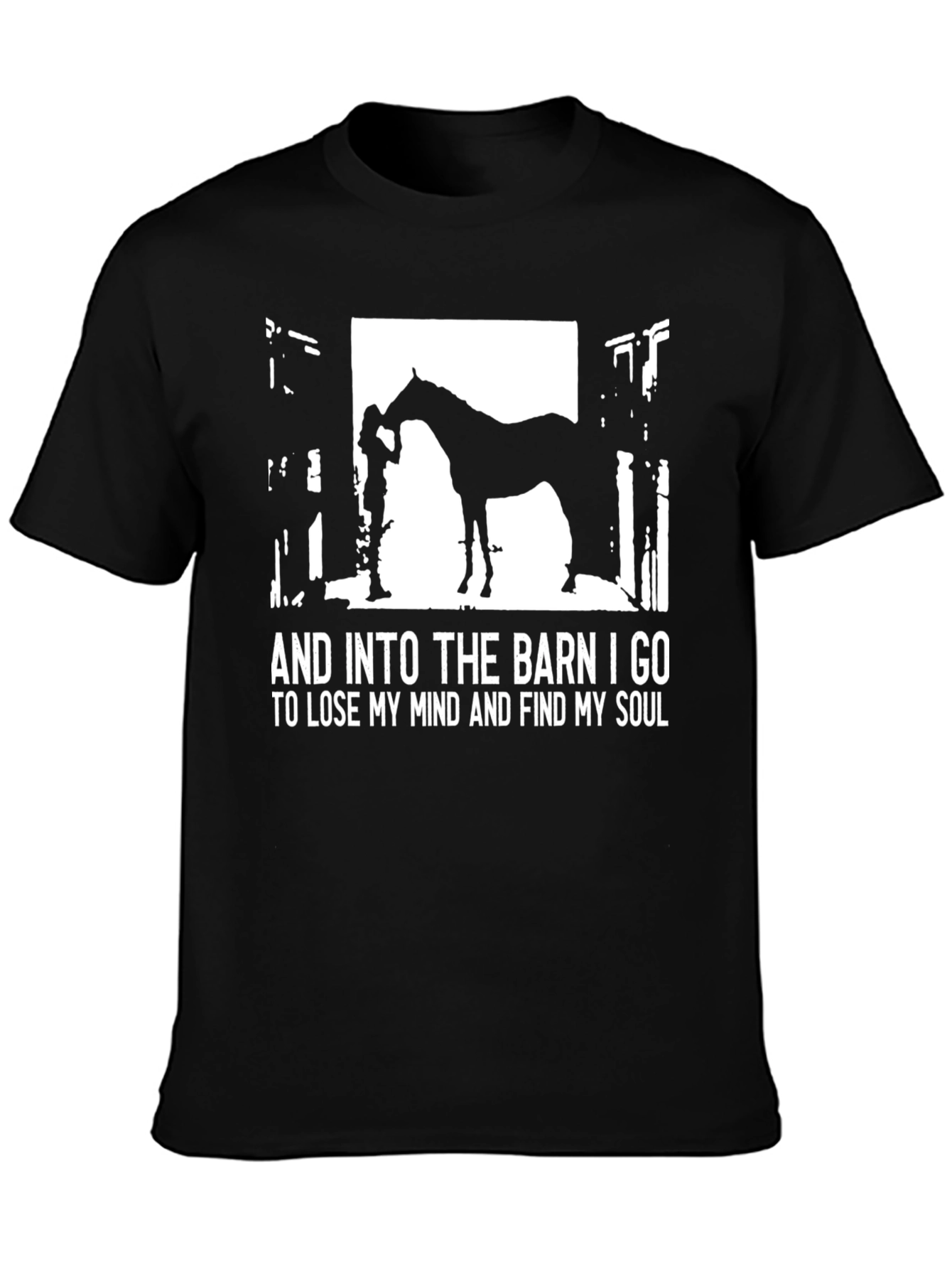 Barn Soul Graphic Tee - Horse Lovers Shirt