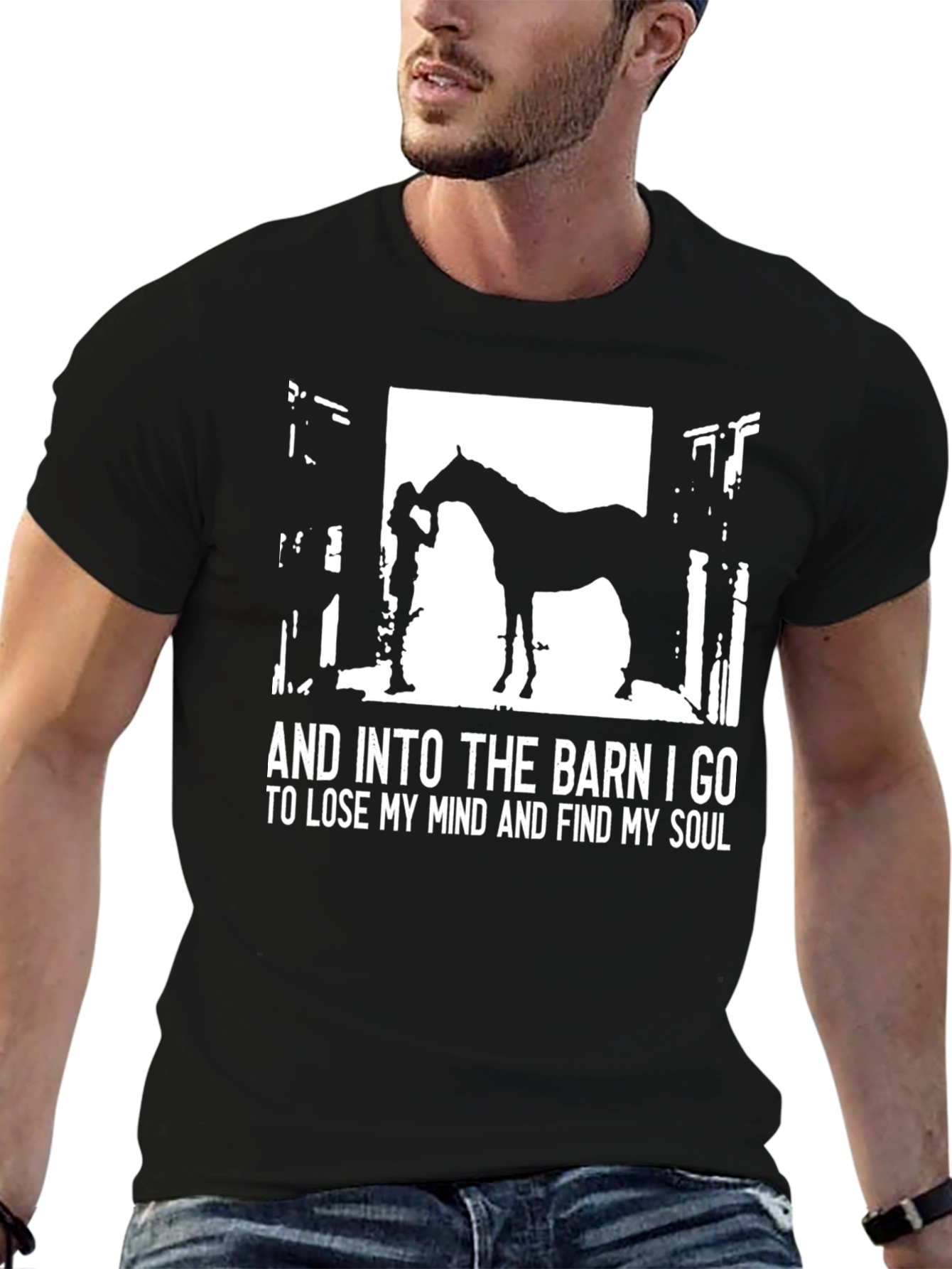 Barn Soul Graphic Tee - Horse Lovers Shirt