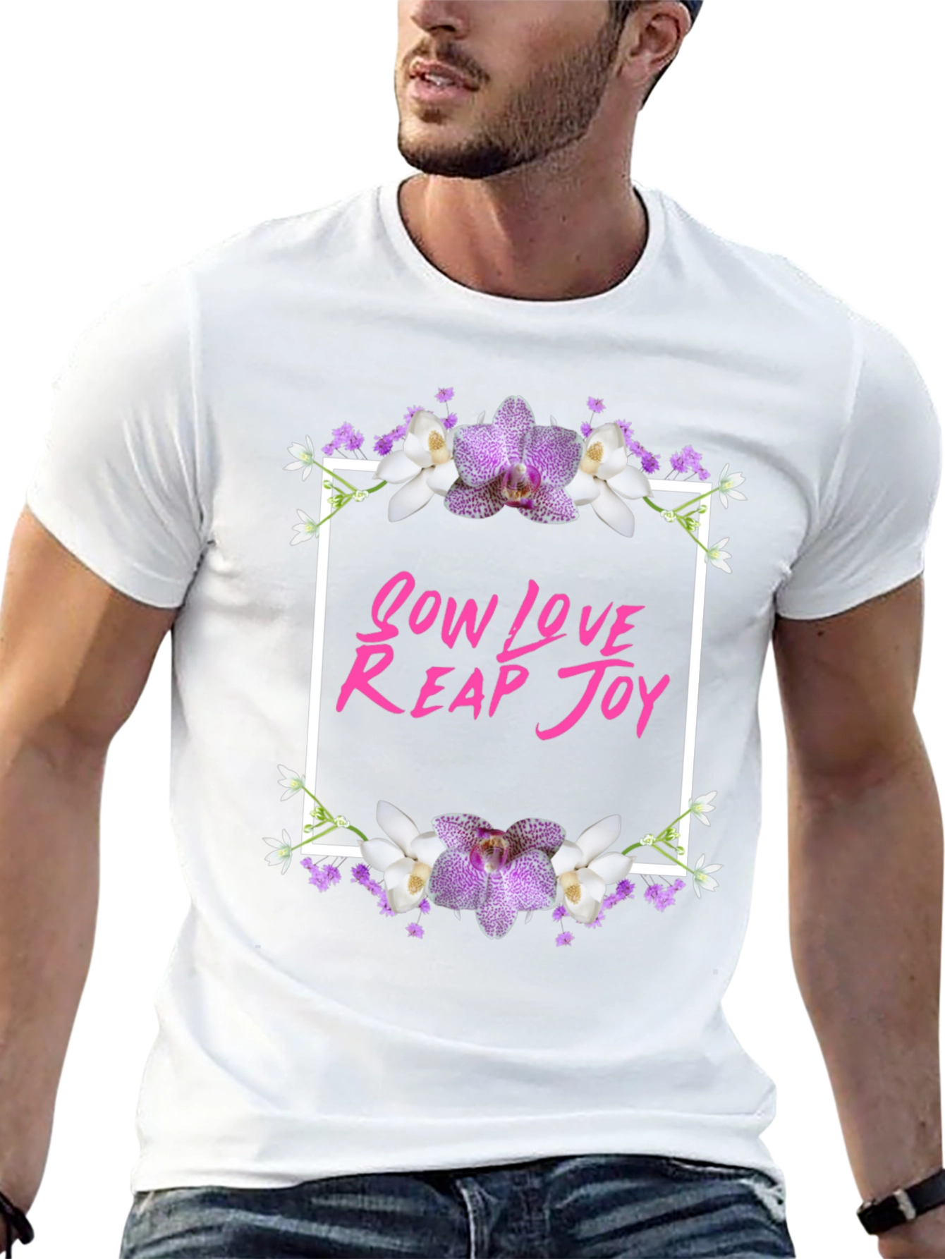 Sow Love Reap Joy Floral Graphic Tee