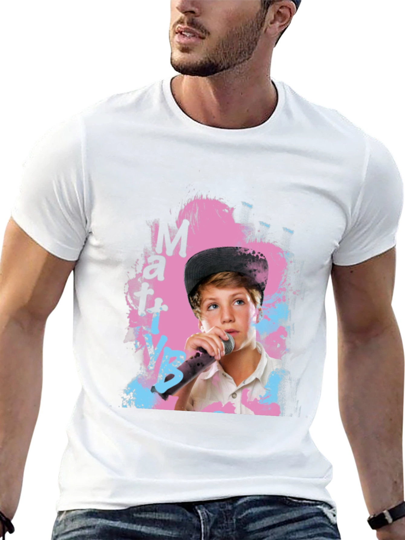Matt VS Boy Graphic Tee - Black
