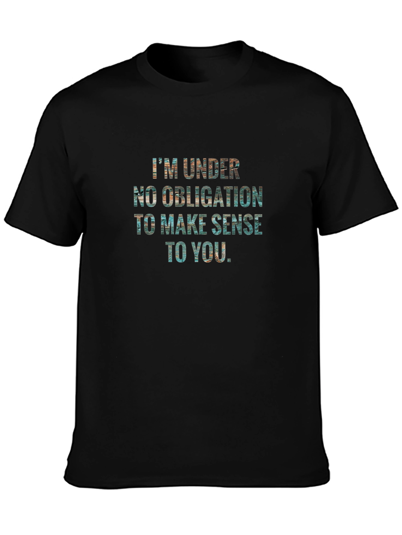Funny Statement Graphic Tee - Make Sense