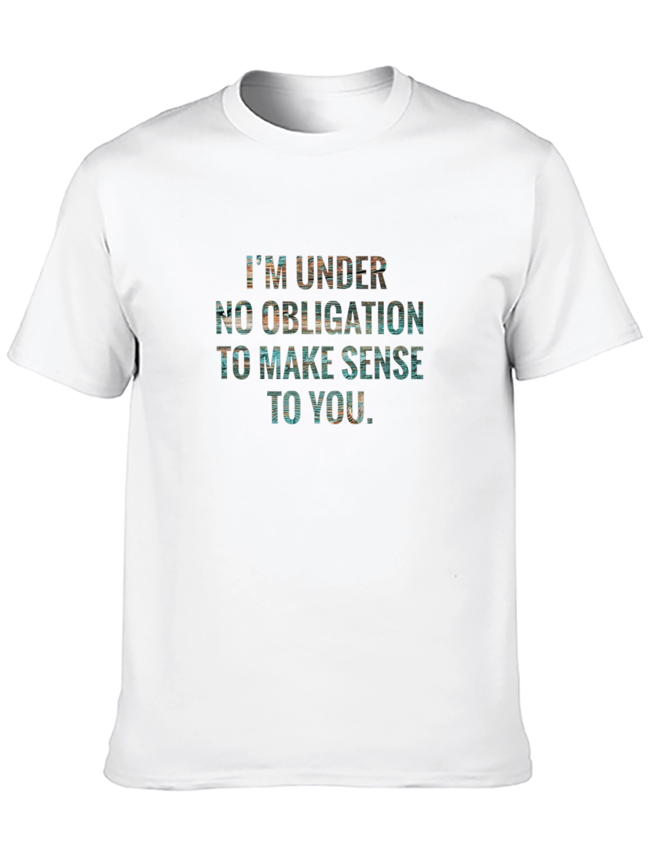 Funny Statement Graphic Tee - Make Sense