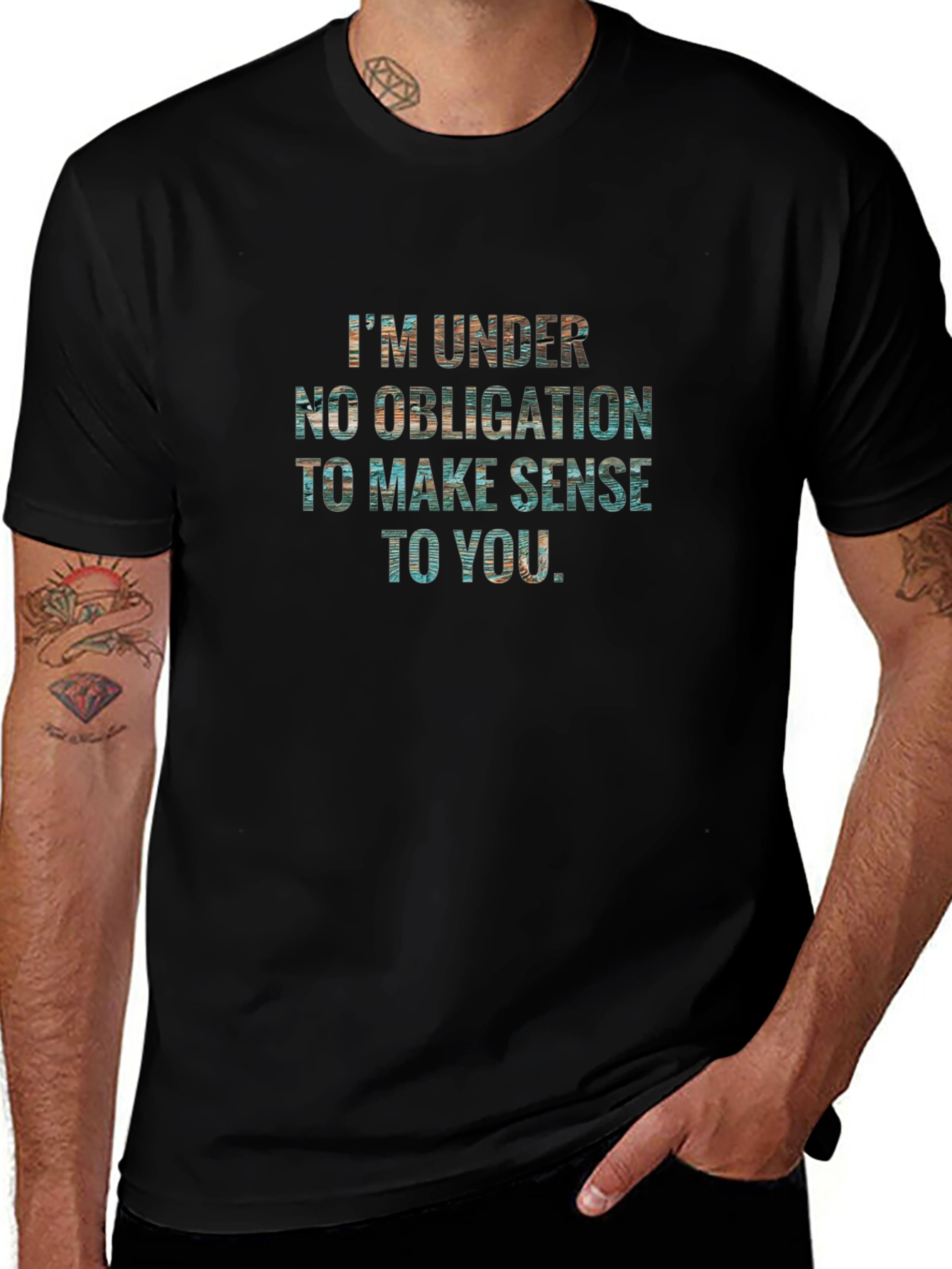 Funny Statement Graphic Tee - Make Sense