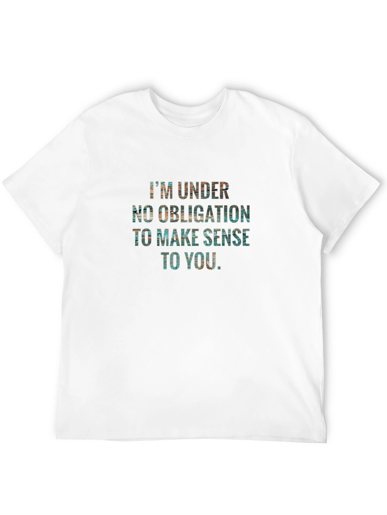 Funny Statement Graphic Tee - Make Sense