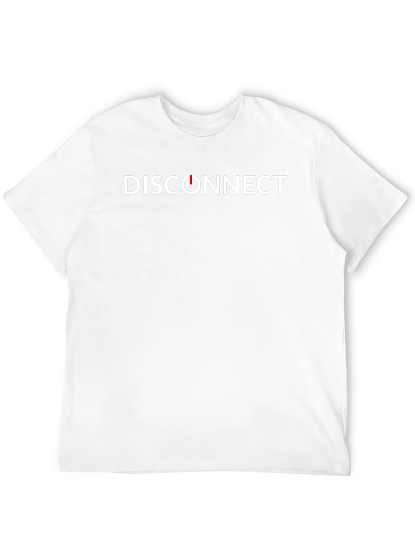 Disconnect Graphic Tee - Modern Black T-Shirt