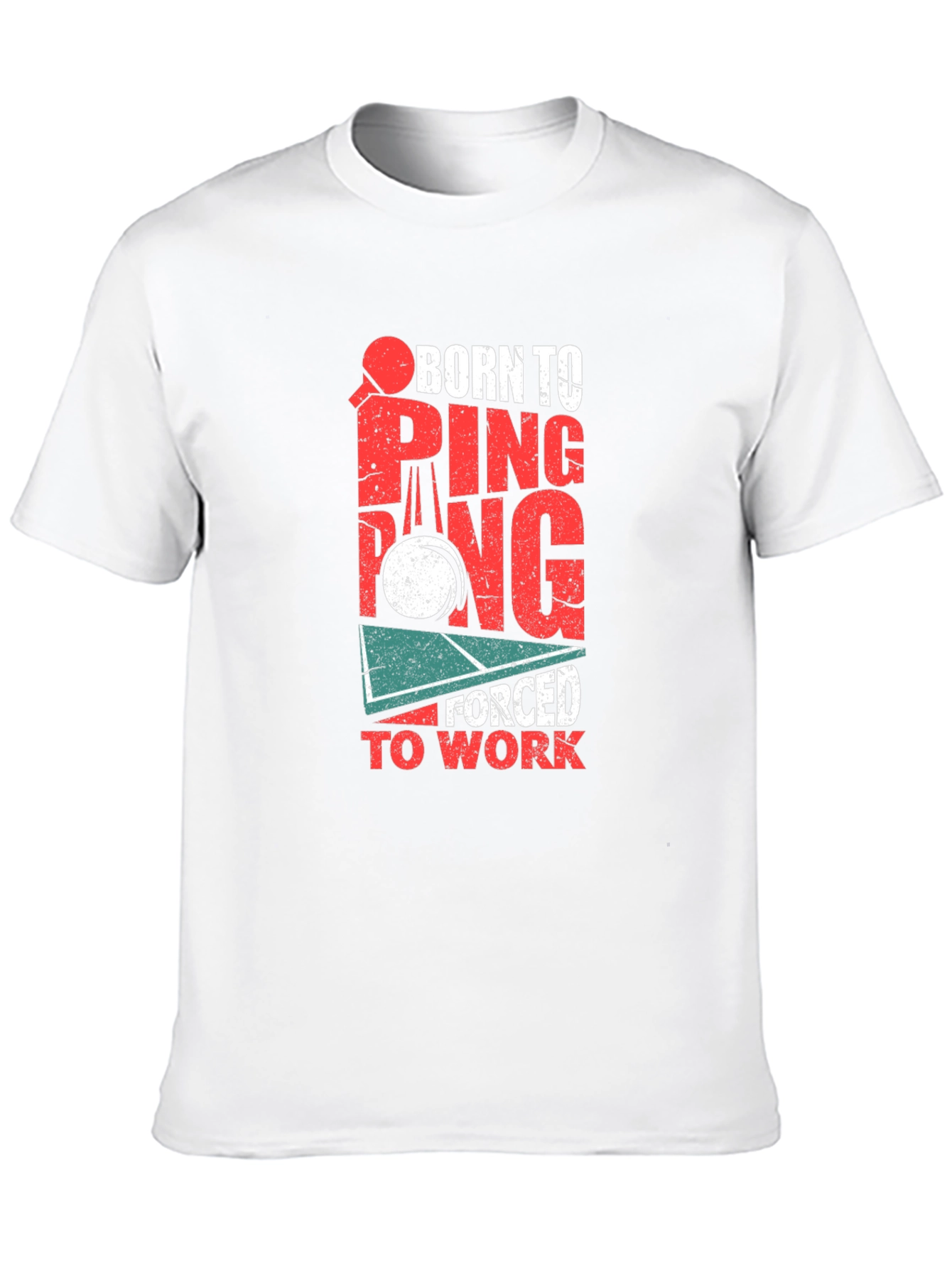 Born to Ping Pong Black T-Shirt