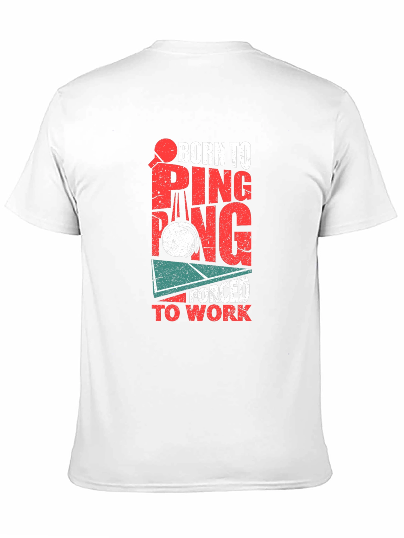 Born to Ping Pong Black T-Shirt