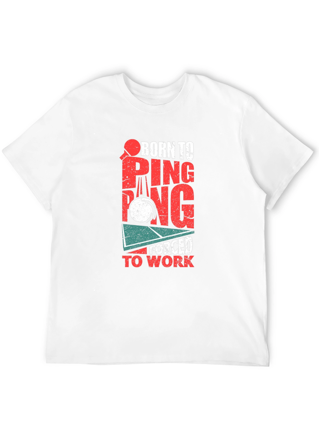 Born to Ping Pong Black T-Shirt