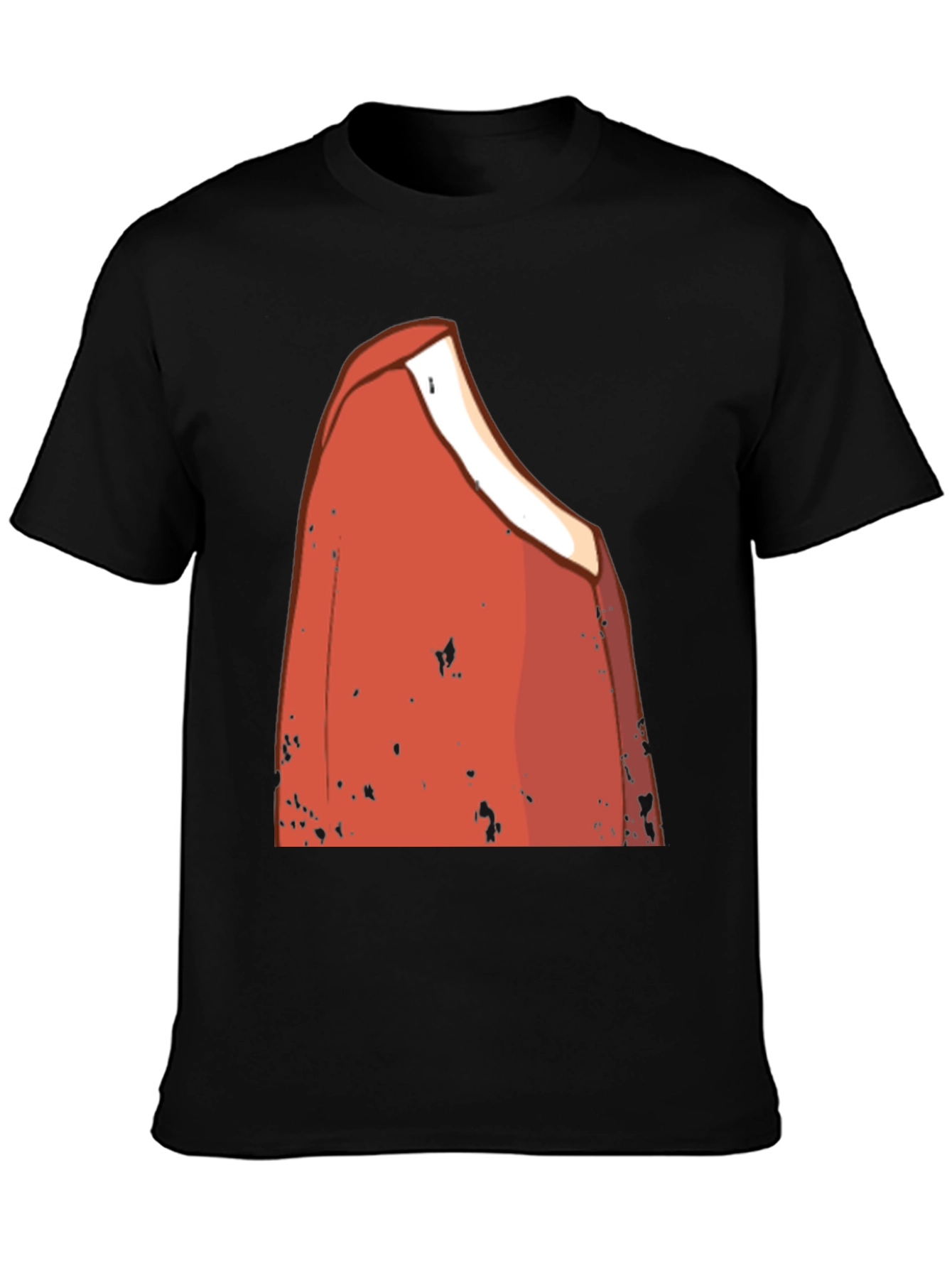 Retro Cartoon Graphic Tee - Black